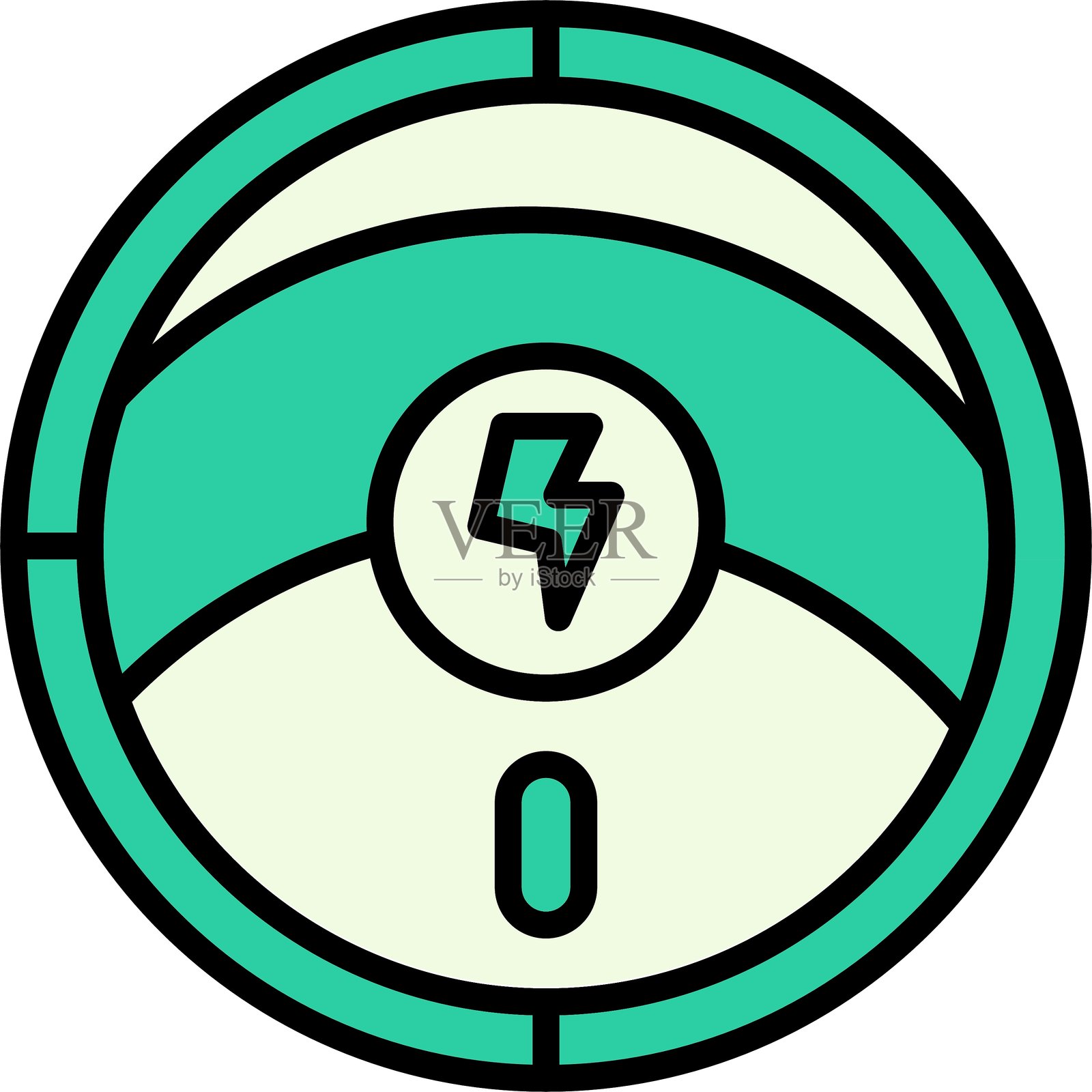 方向盘新图标设计创意插画图片素材