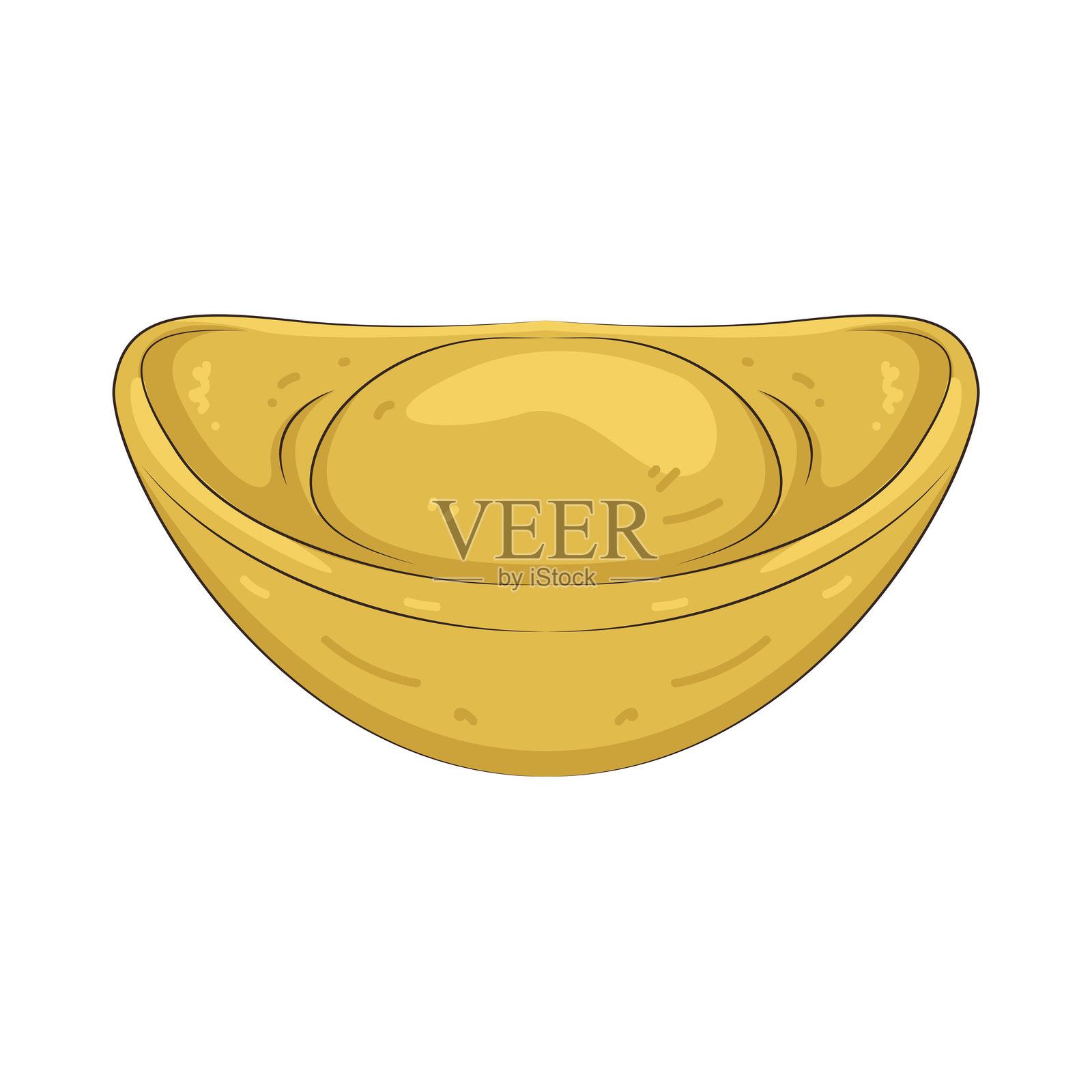 金条插画图片素材