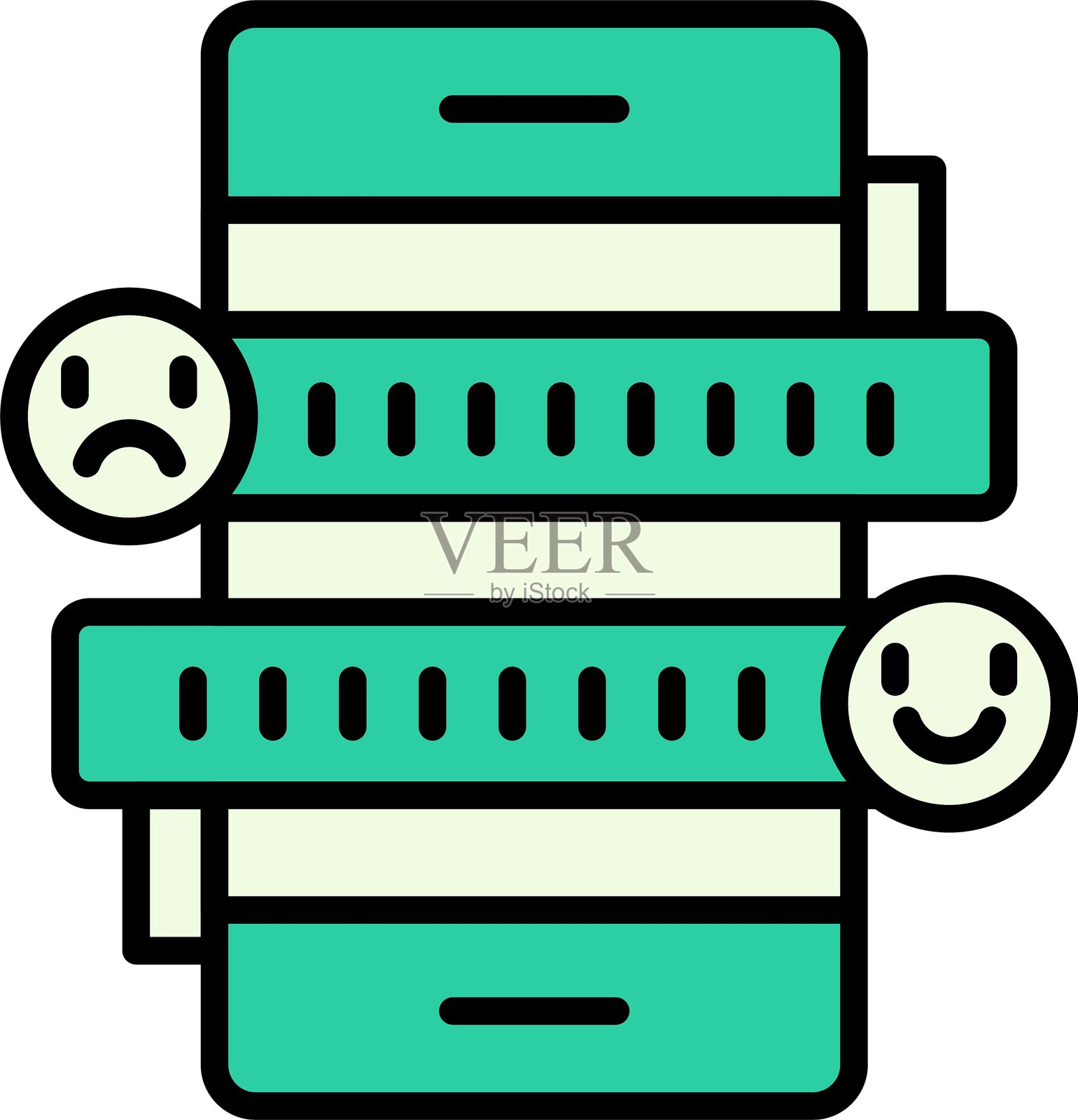 客户评价新图标设计创意插画图片素材