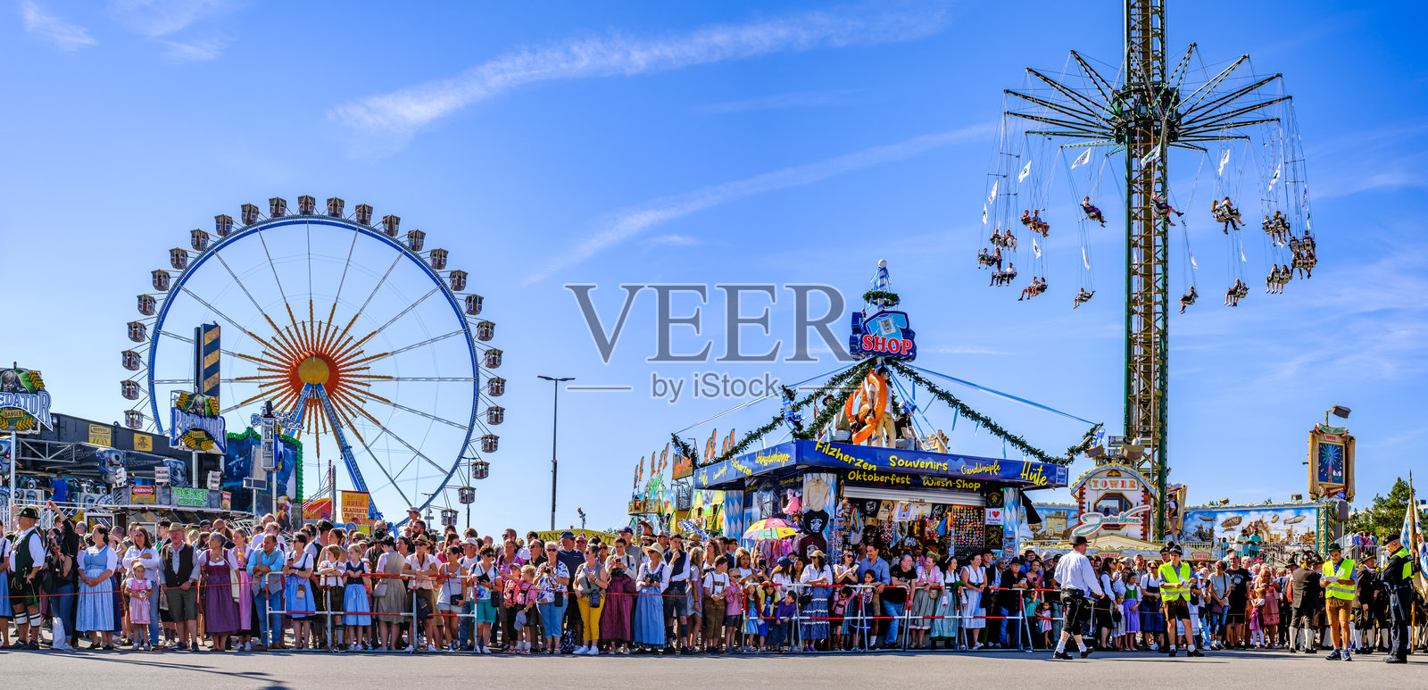 慕尼黑啤酒节游行照片摄影图片