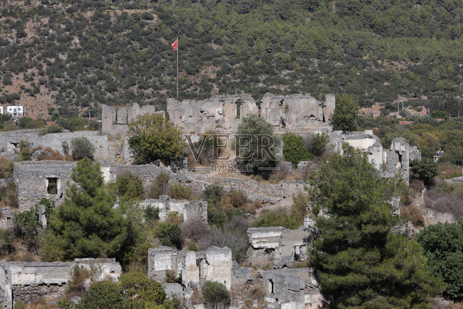 寂静的回响：卡亚科伊，时光在此凝固照片摄影图片