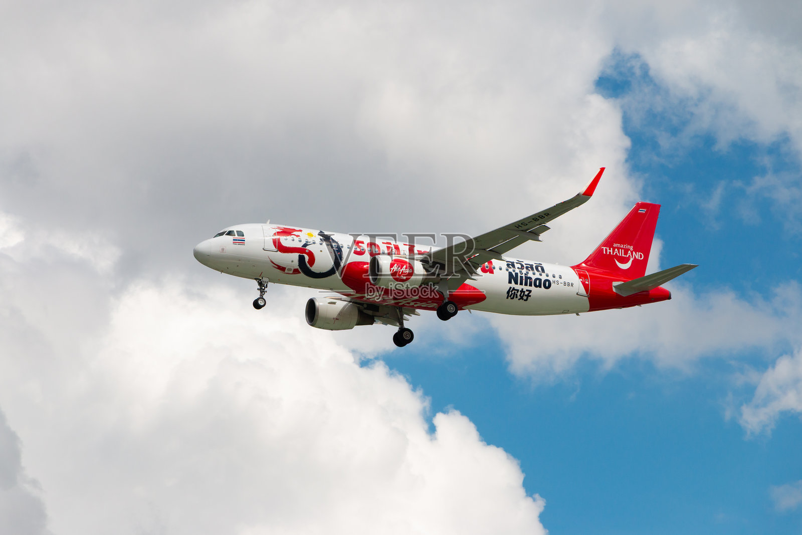 泰国亚洲航空HS-BBR(空中客车A320-200):泰国清迈,2025年9月21日照片摄影图片