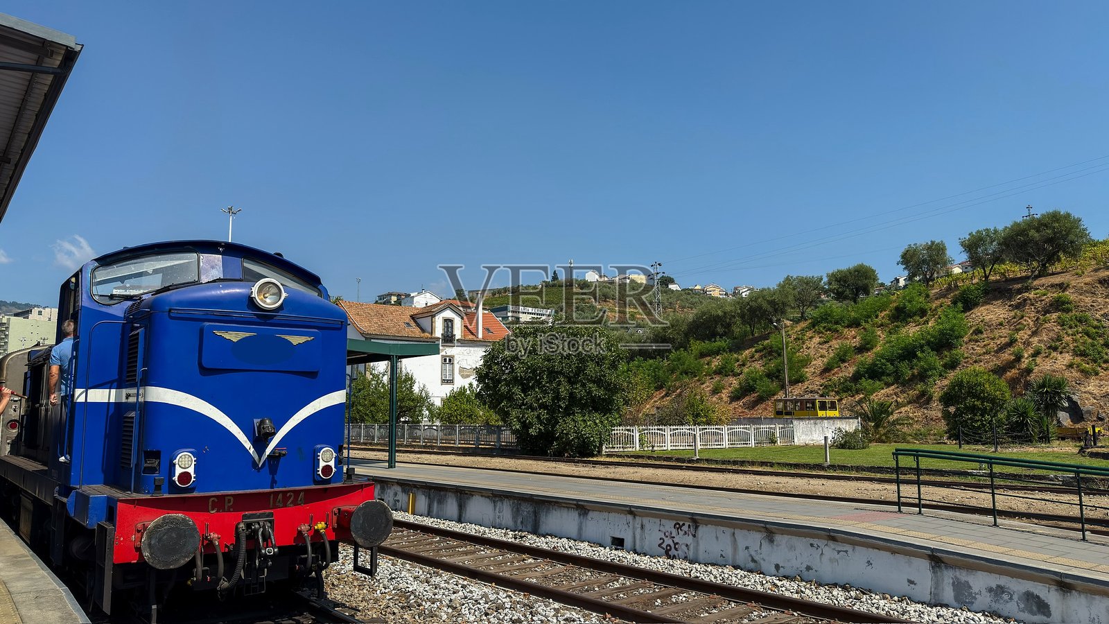 老杜罗葡萄酒火车照片摄影图片