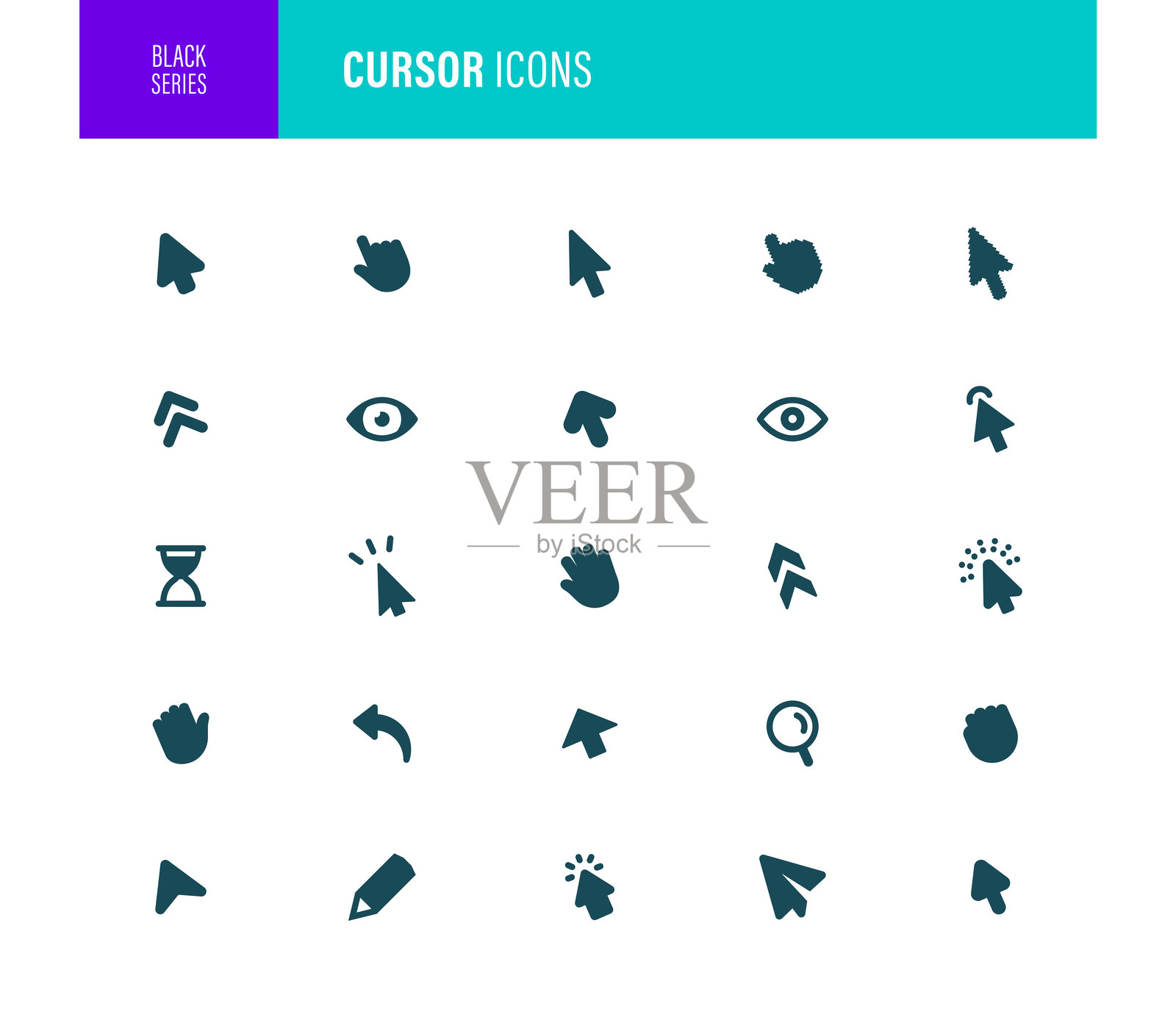 光标图标插画图片素材