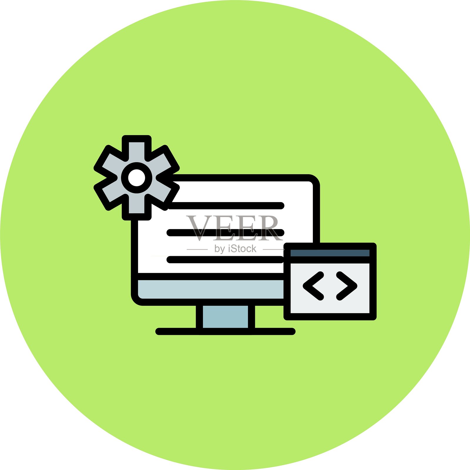 网页搜索新图标设计创意插画图片素材