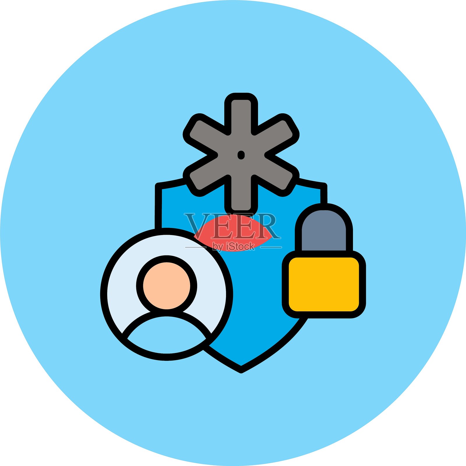 证书颁发机构新图标创意设计插画图片素材