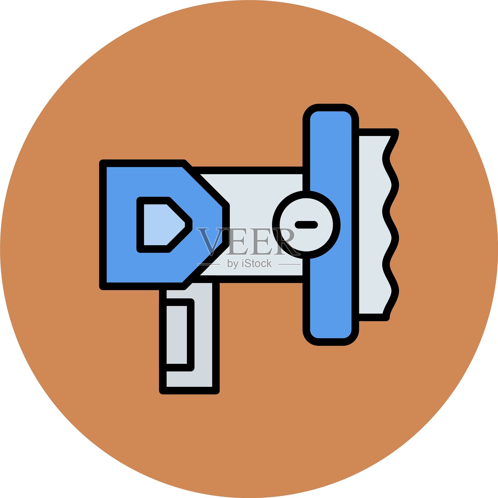 抛光机新图标设计创意插画图片素材