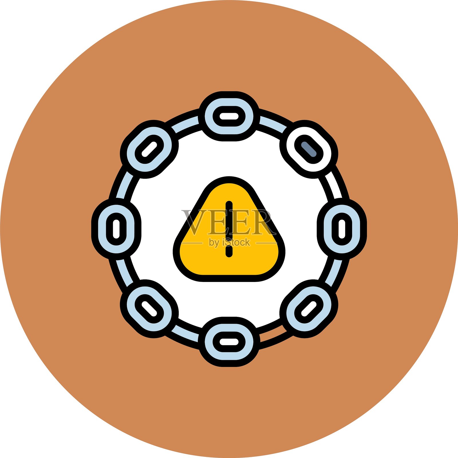 供应链新图标设计创意插画图片素材