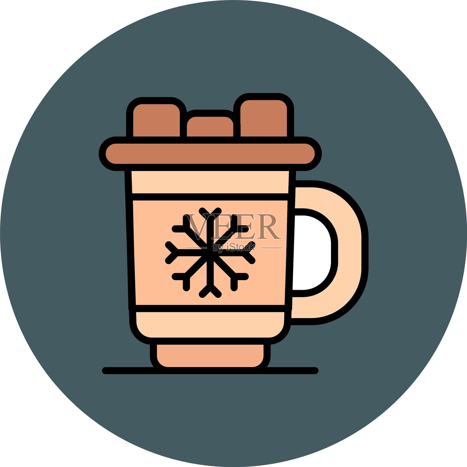 可可新图标设计创意插画图片素材