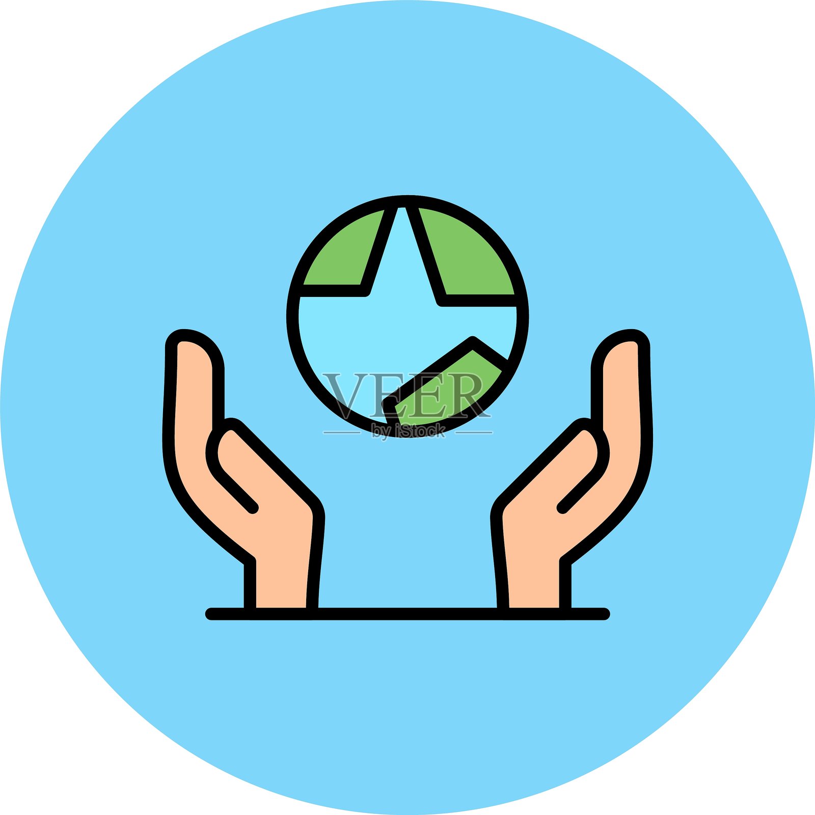 社会正义新图标设计创意插画图片素材