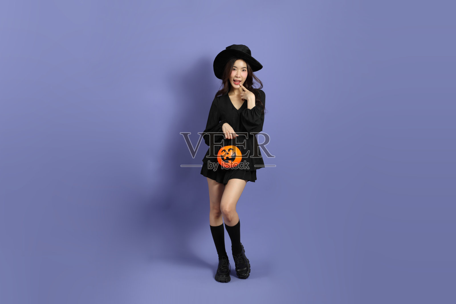 万圣节女人照片摄影图片