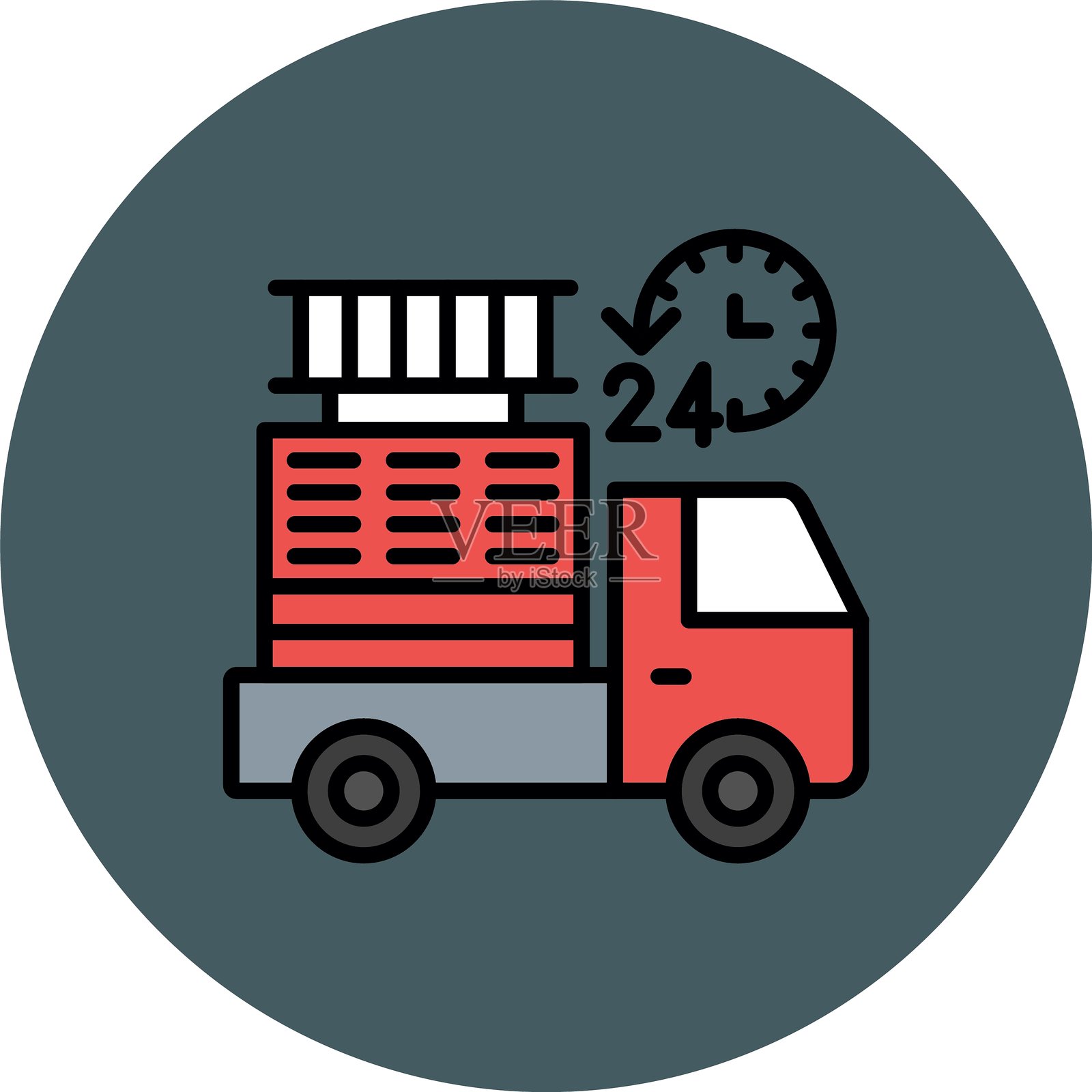 消防员新图标设计创意插画图片素材