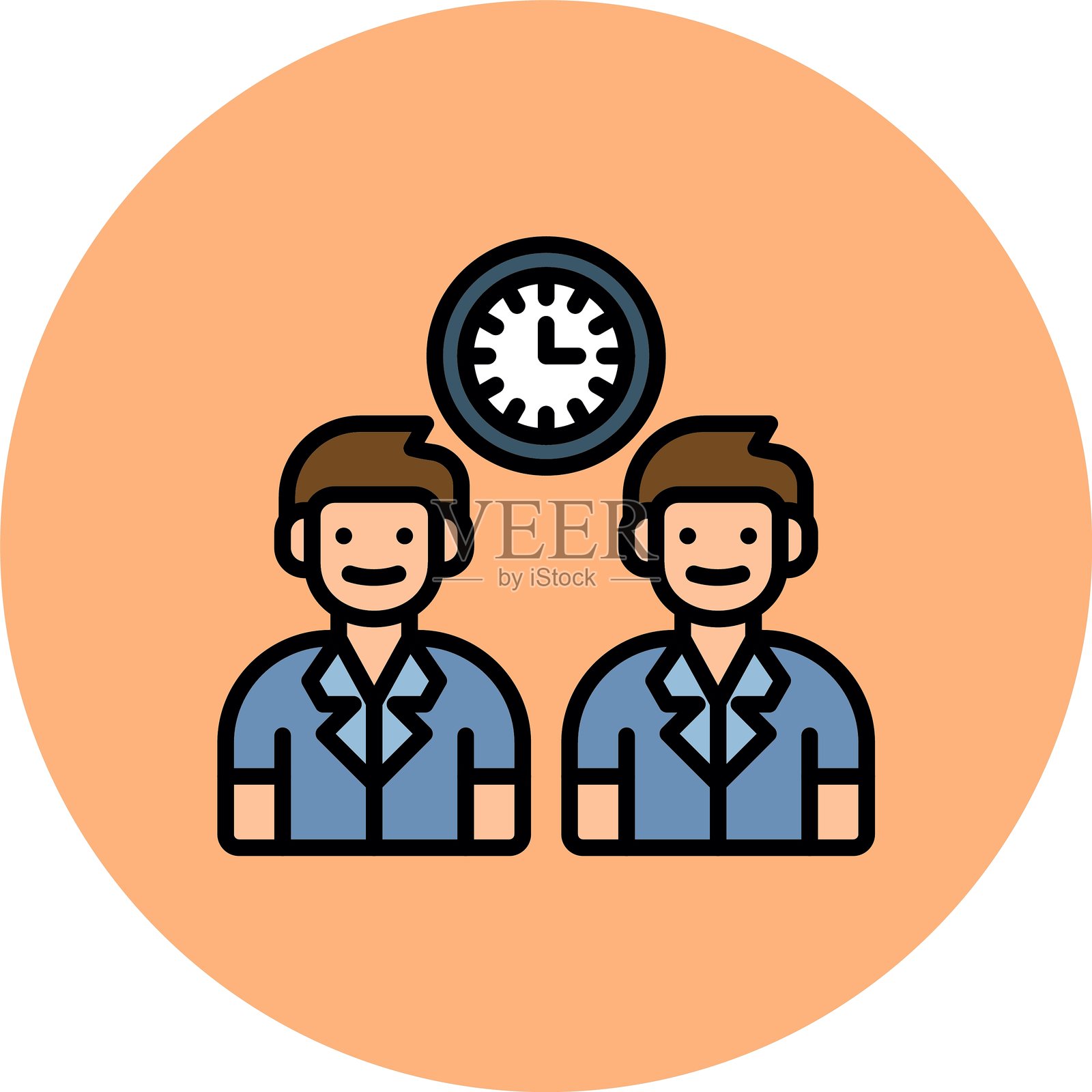 会议新图标设计创意插画图片素材