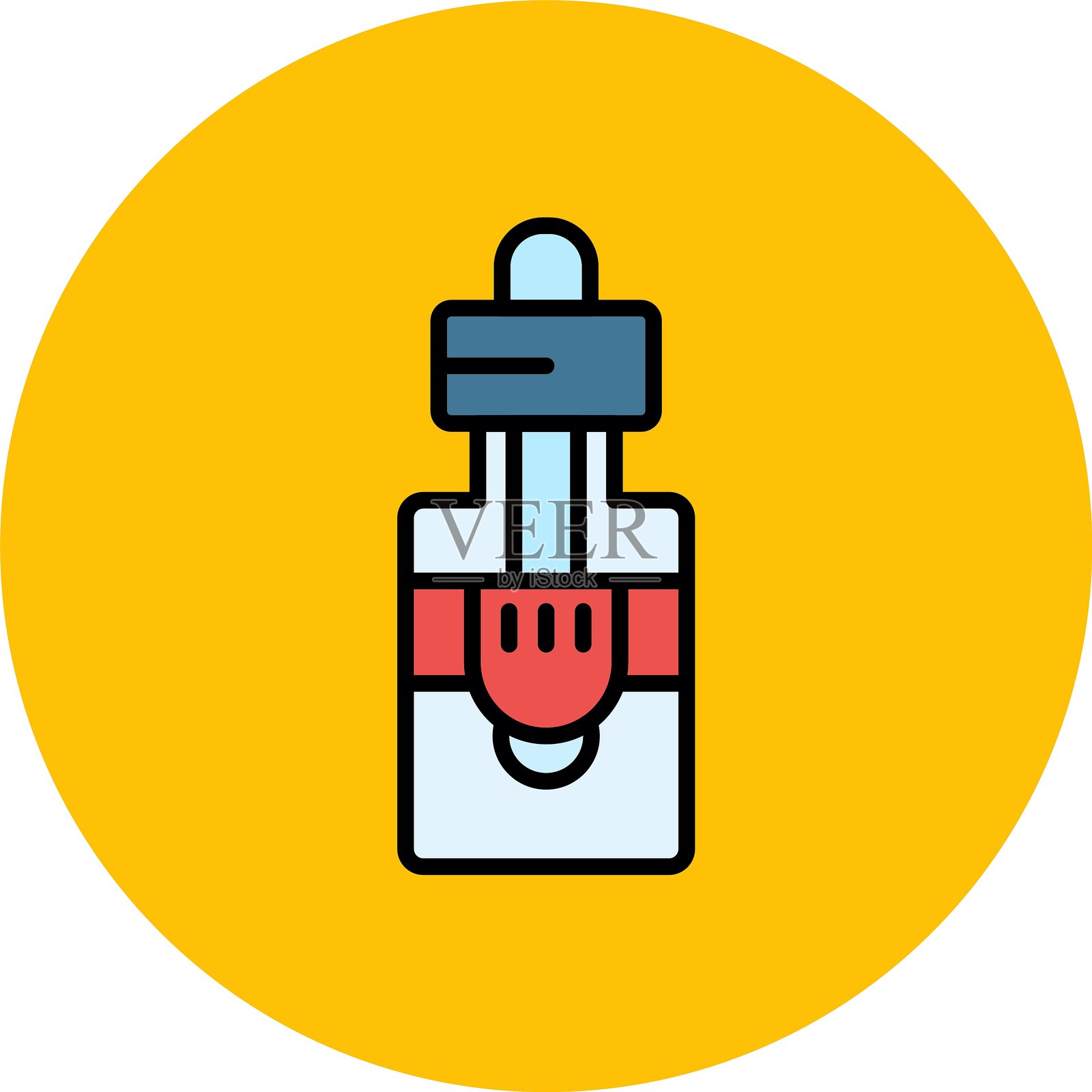 滴水新图标设计创意插画图片素材