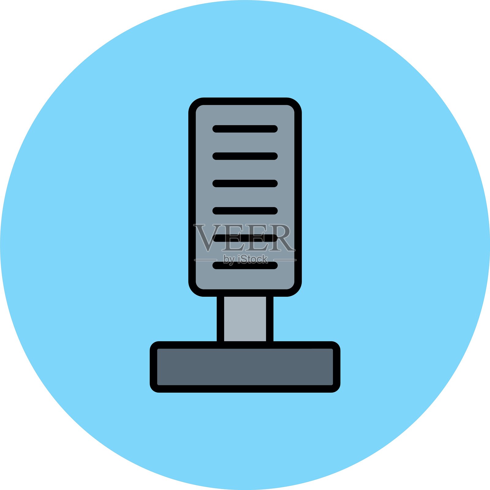 路障新图标设计创意插画图片素材