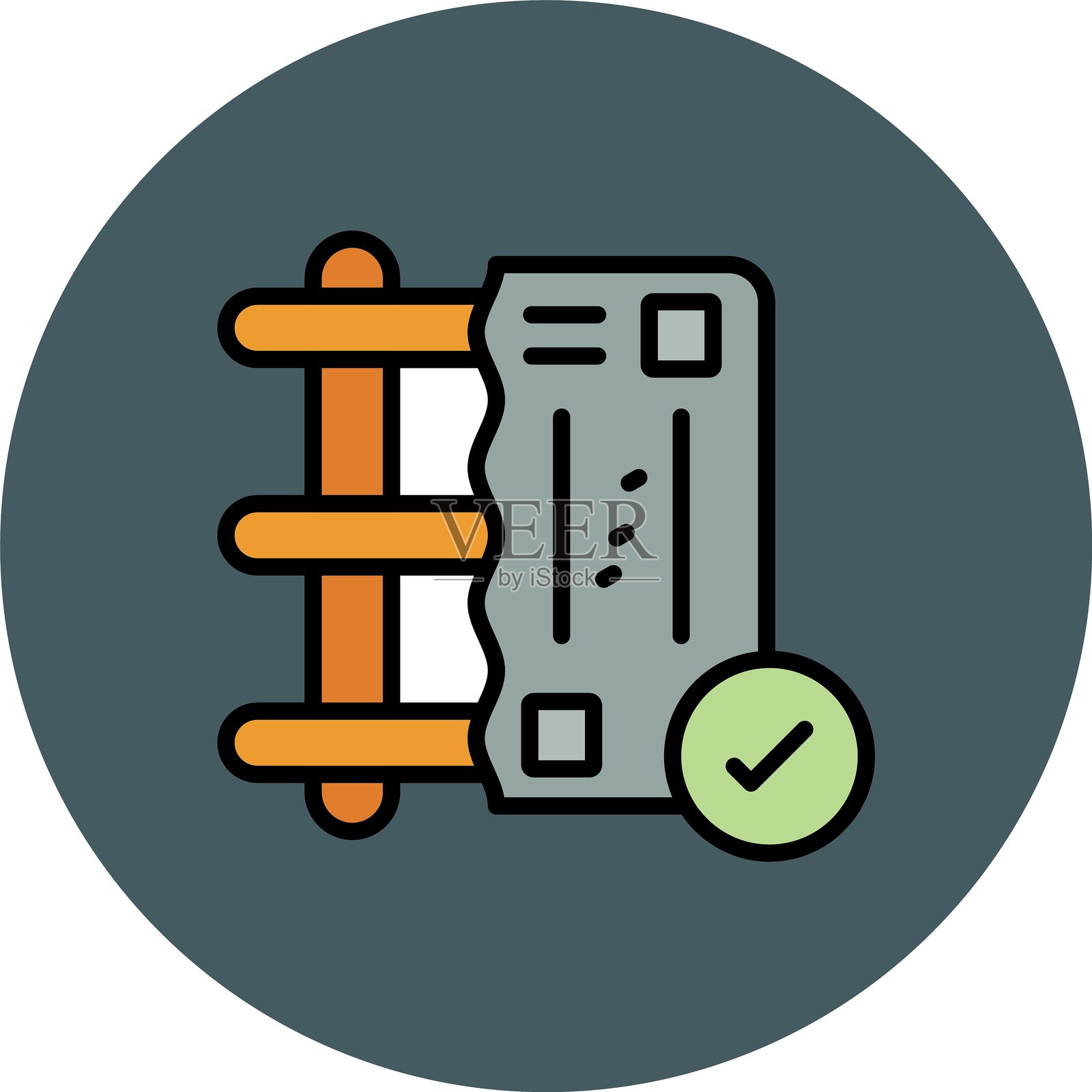 水泥新图标设计创意插画图片素材