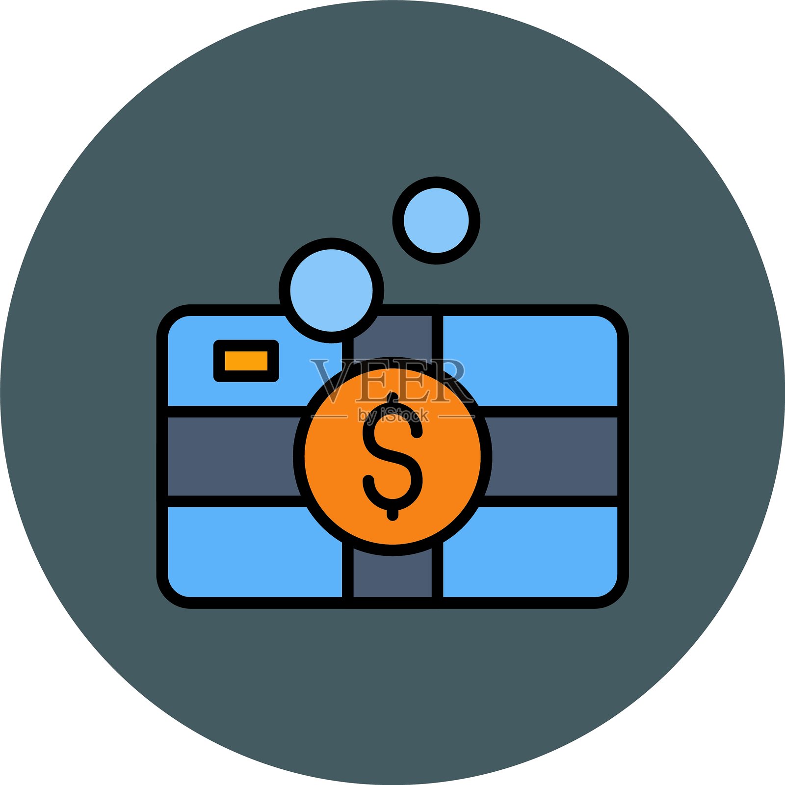 信用卡新图标创意设计插画图片素材