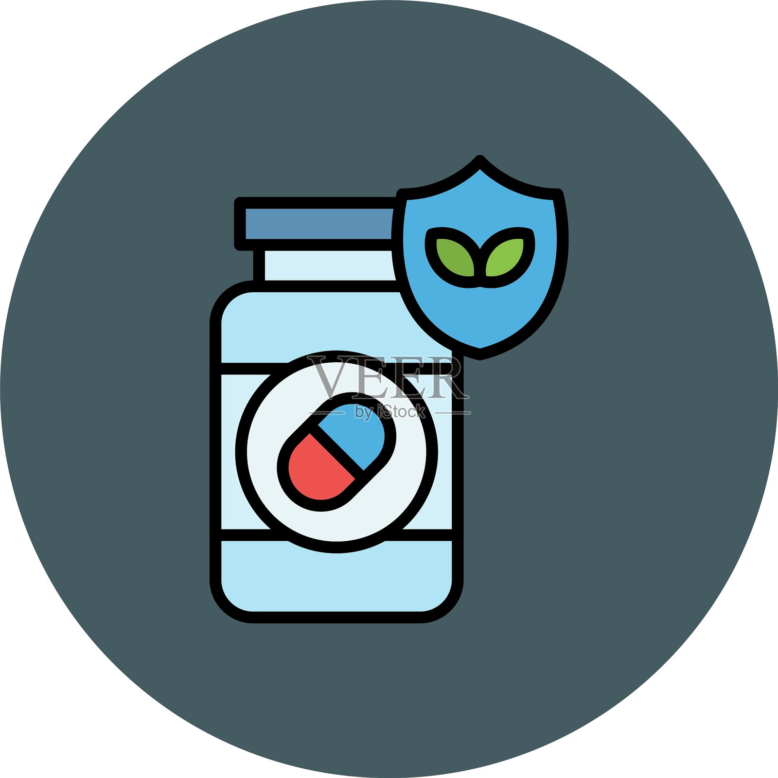 医药新图标设计创意插画图片素材