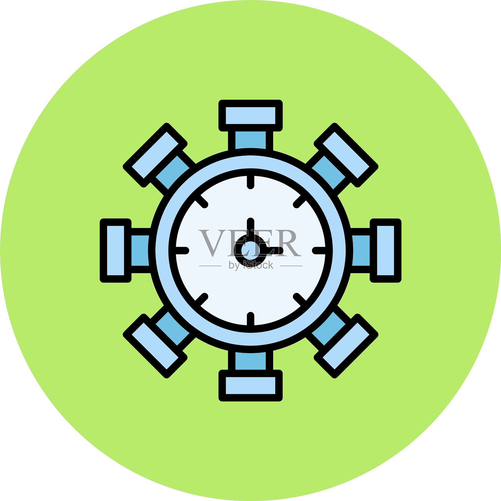 快速响应新图标设计创意插画图片素材