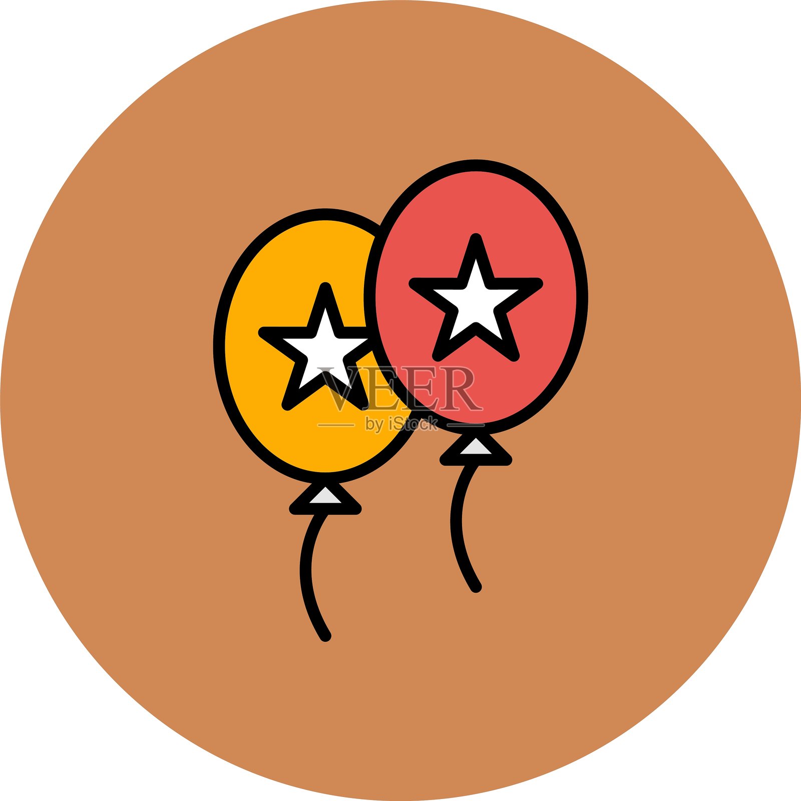 气球新图标创意设计插画图片素材