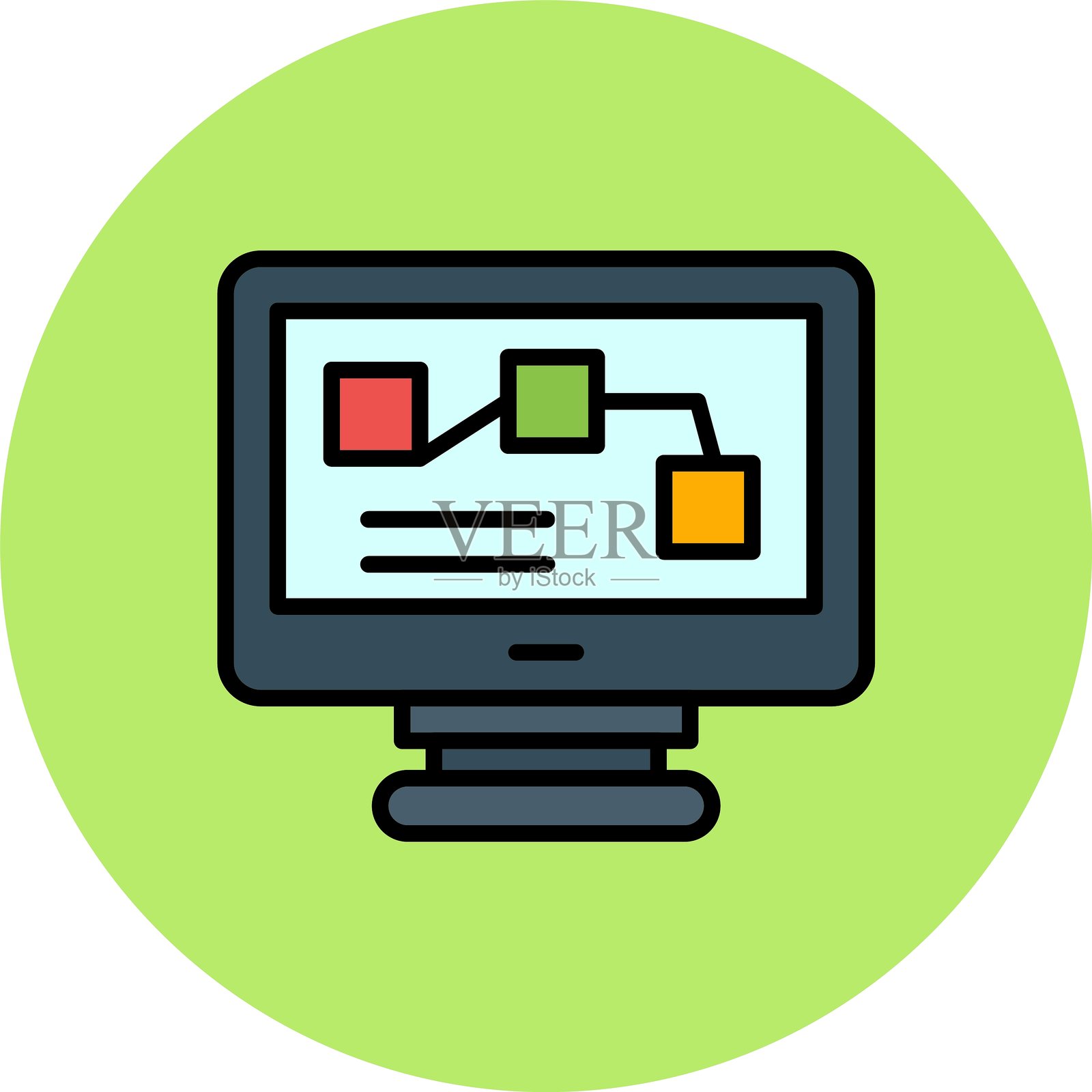 图钉板新图标设计创意插画图片素材