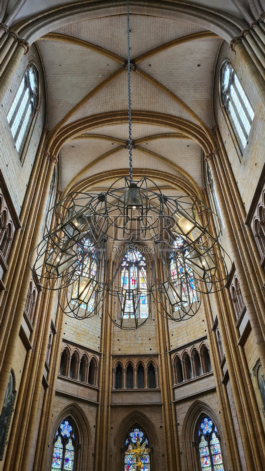 第戎大教堂（圣贝尼涅大教堂）唱诗班照片摄影图片