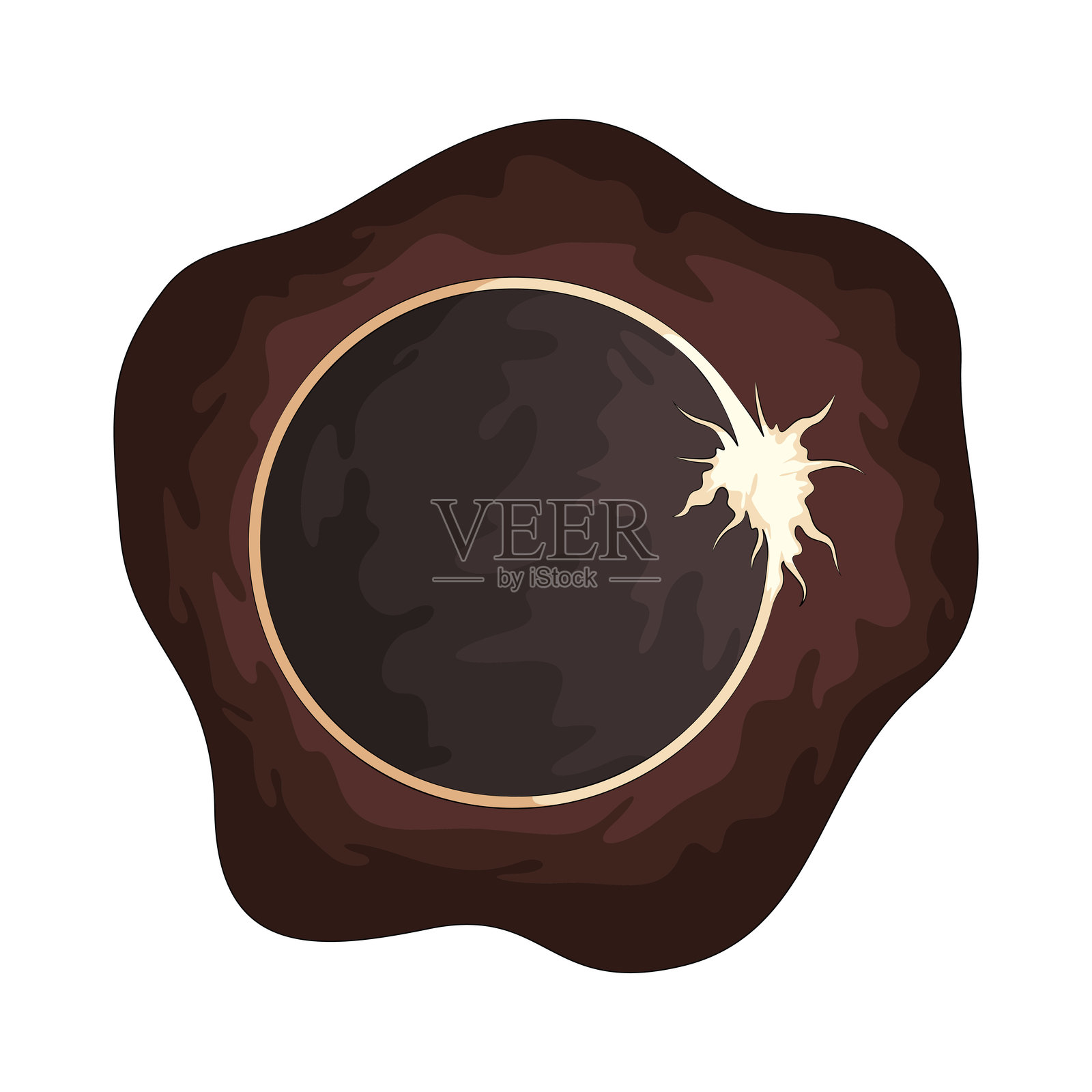 日食插画图片素材