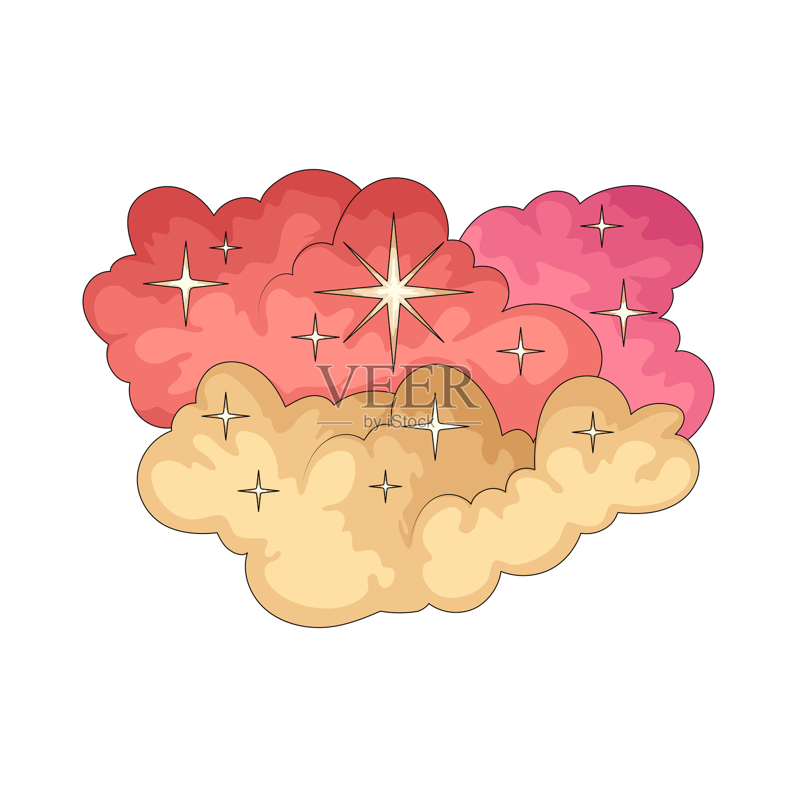 星云插画图片素材