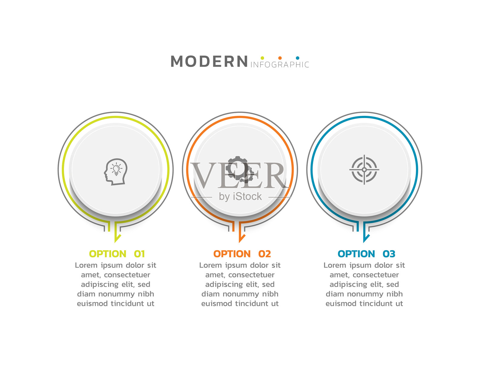 商务演示信息图表模板插画图片素材