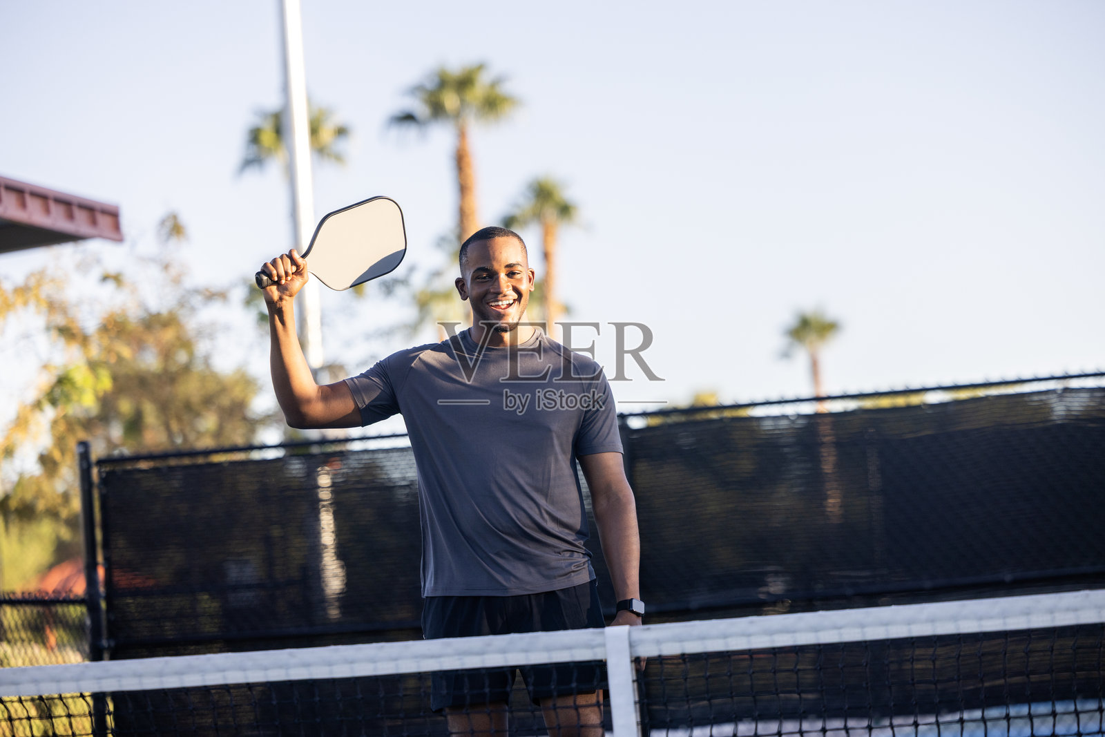 匹克球运动员照片摄影图片