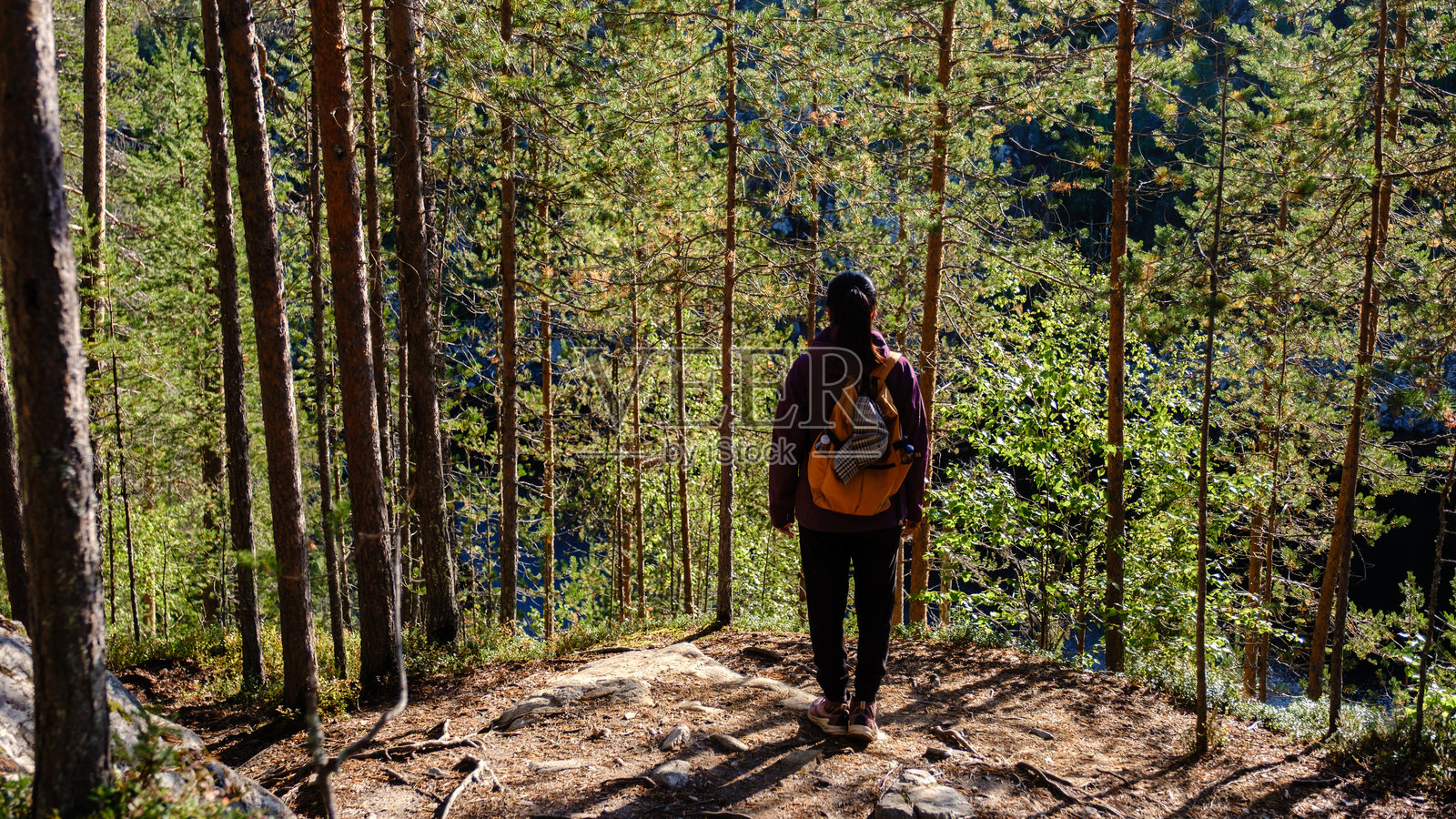 探索芬兰霍萨国家公园卡扬湖（Julma Olkky）的宁静之美照片摄影图片