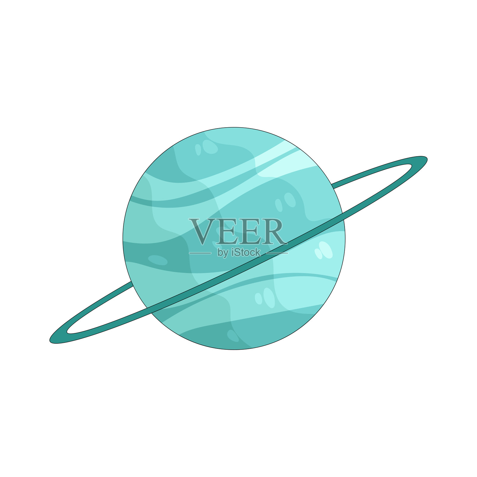 天王星插画图片素材