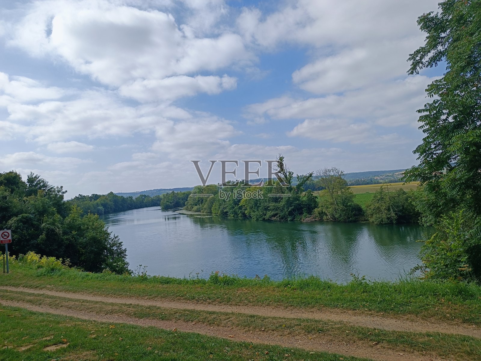 约讷河的全景图照片摄影图片