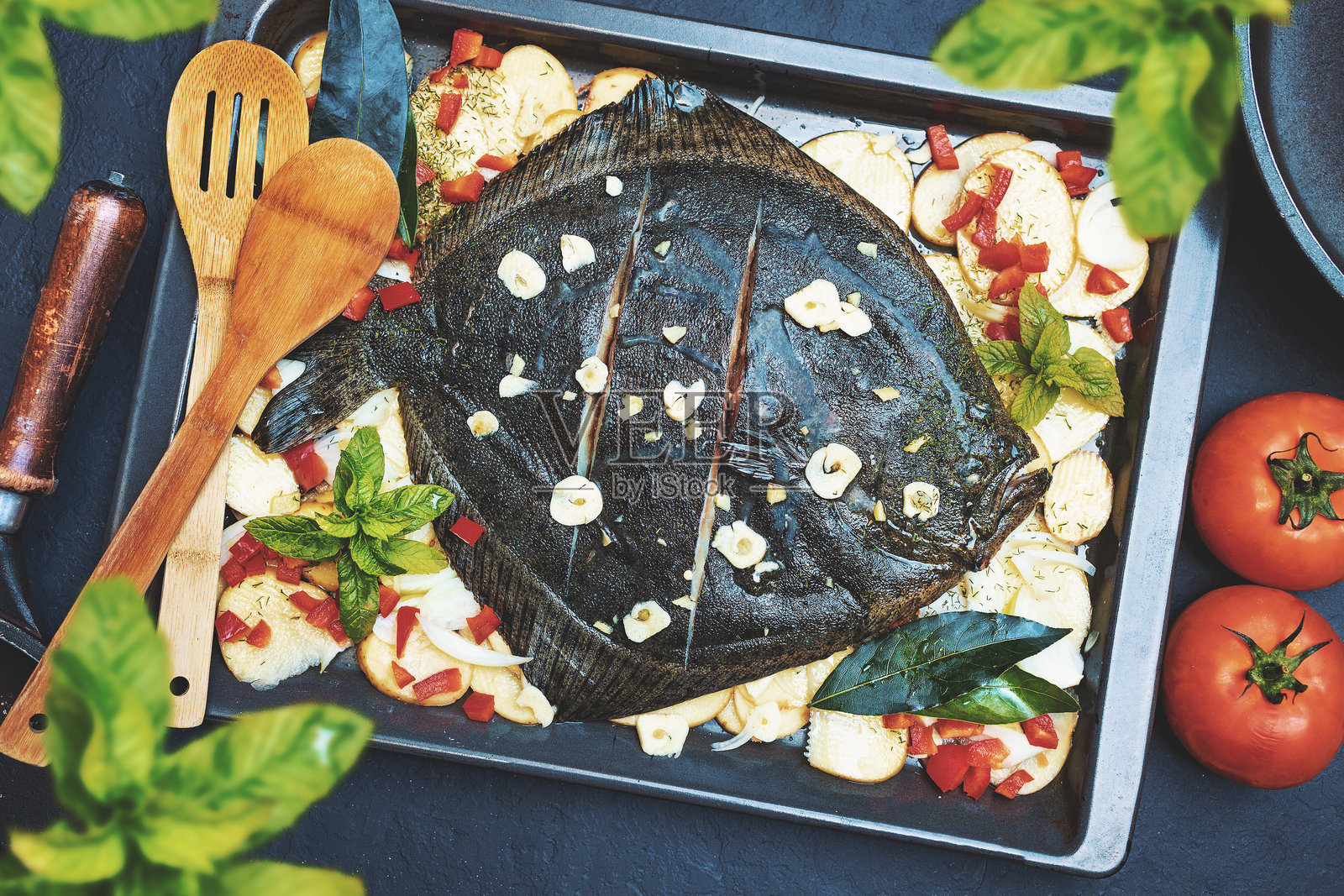 新鲜的海鲜照片摄影图片