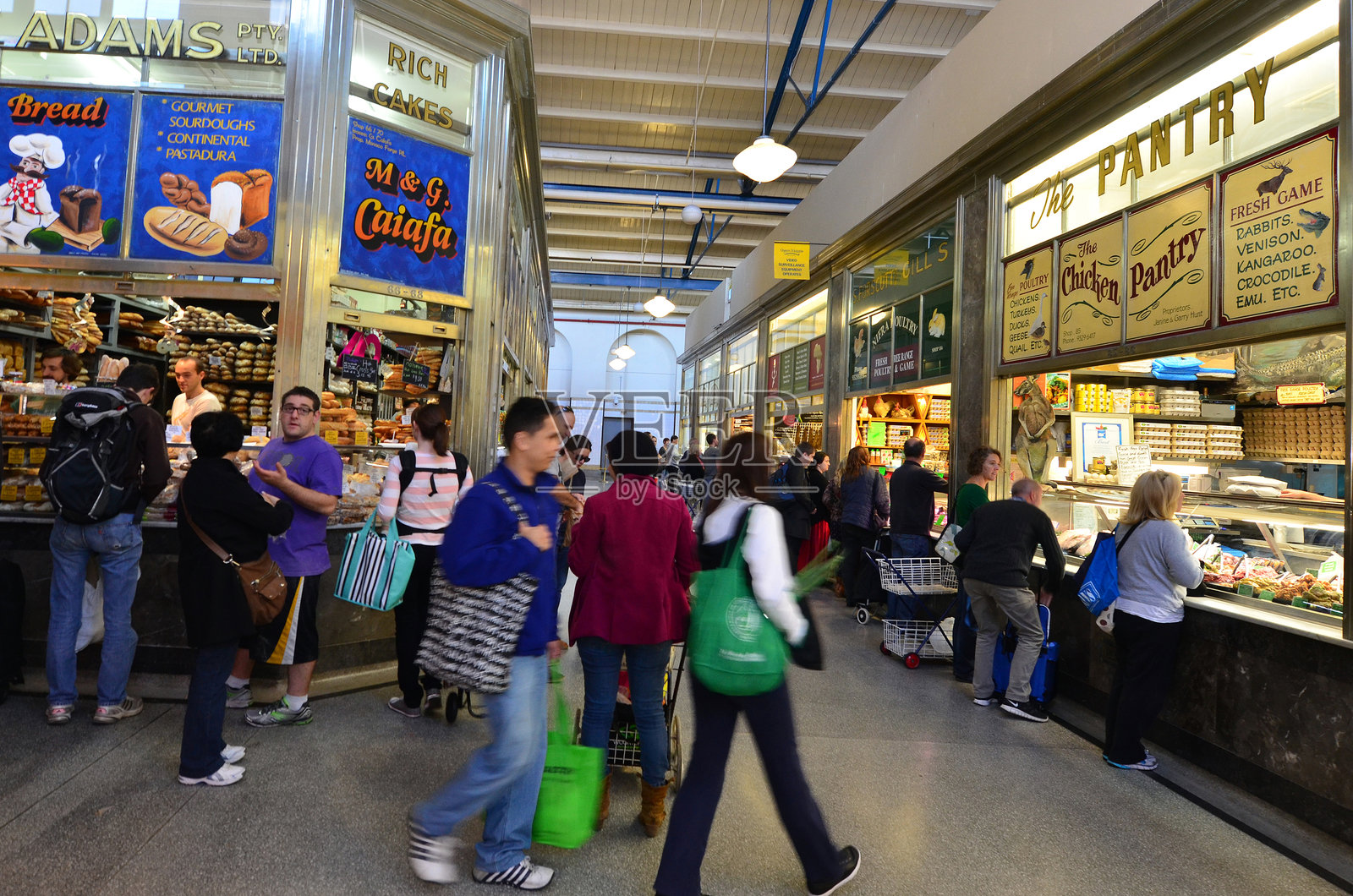 维多利亚女王市场 - 墨尔本照片摄影图片