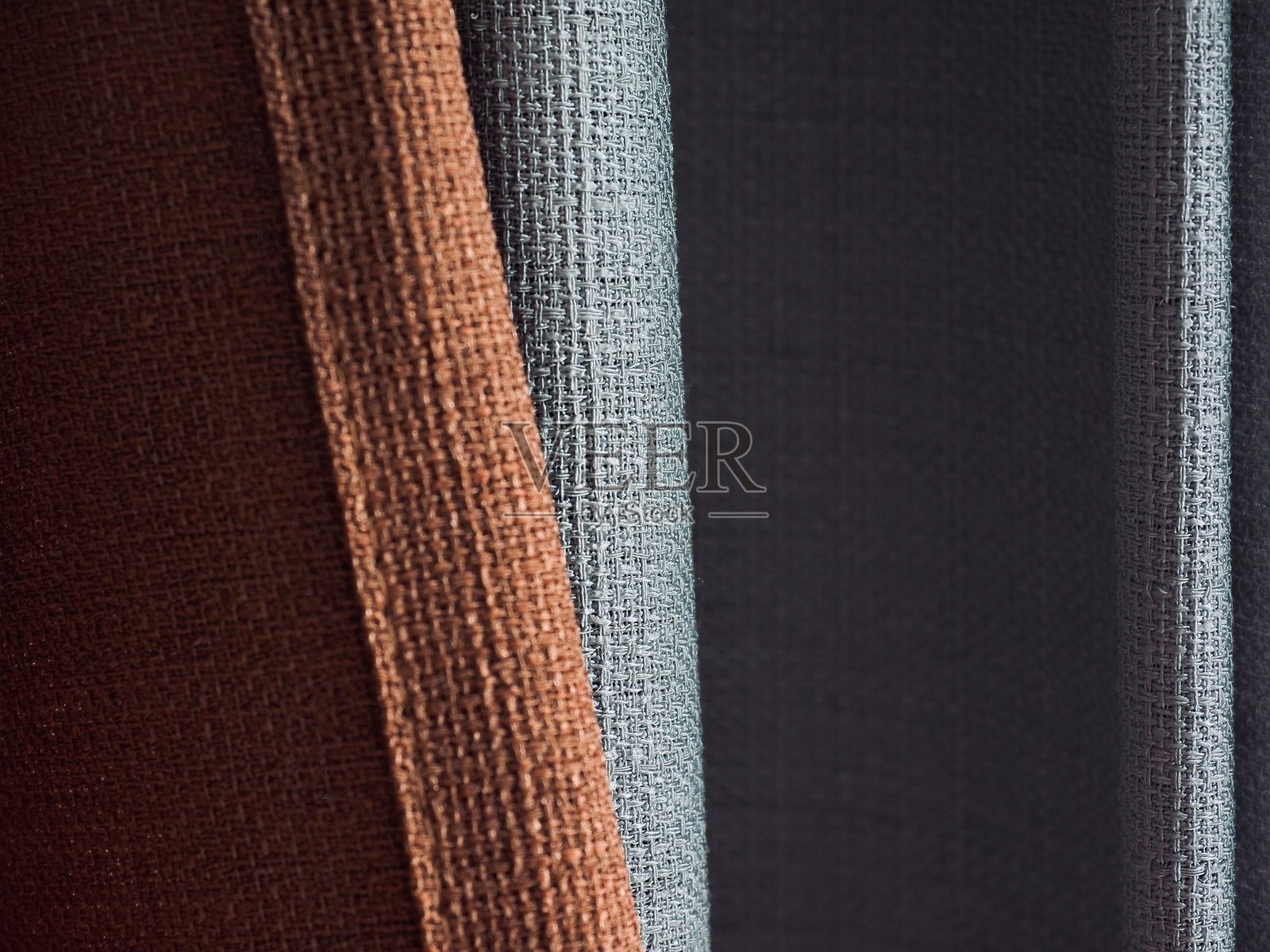 双色棉布背景，特写照片摄影图片