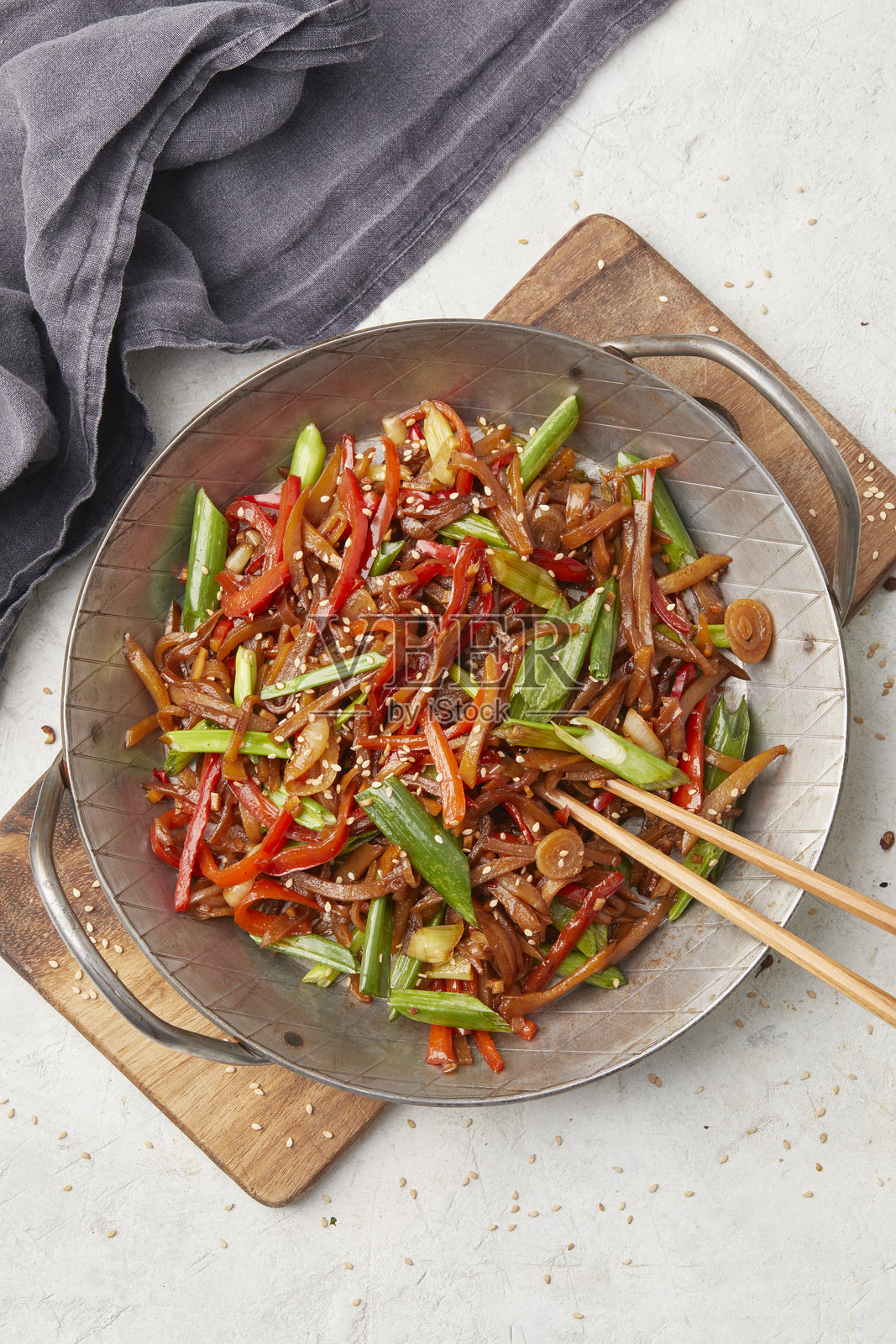 糖醋土豆丝照片摄影图片