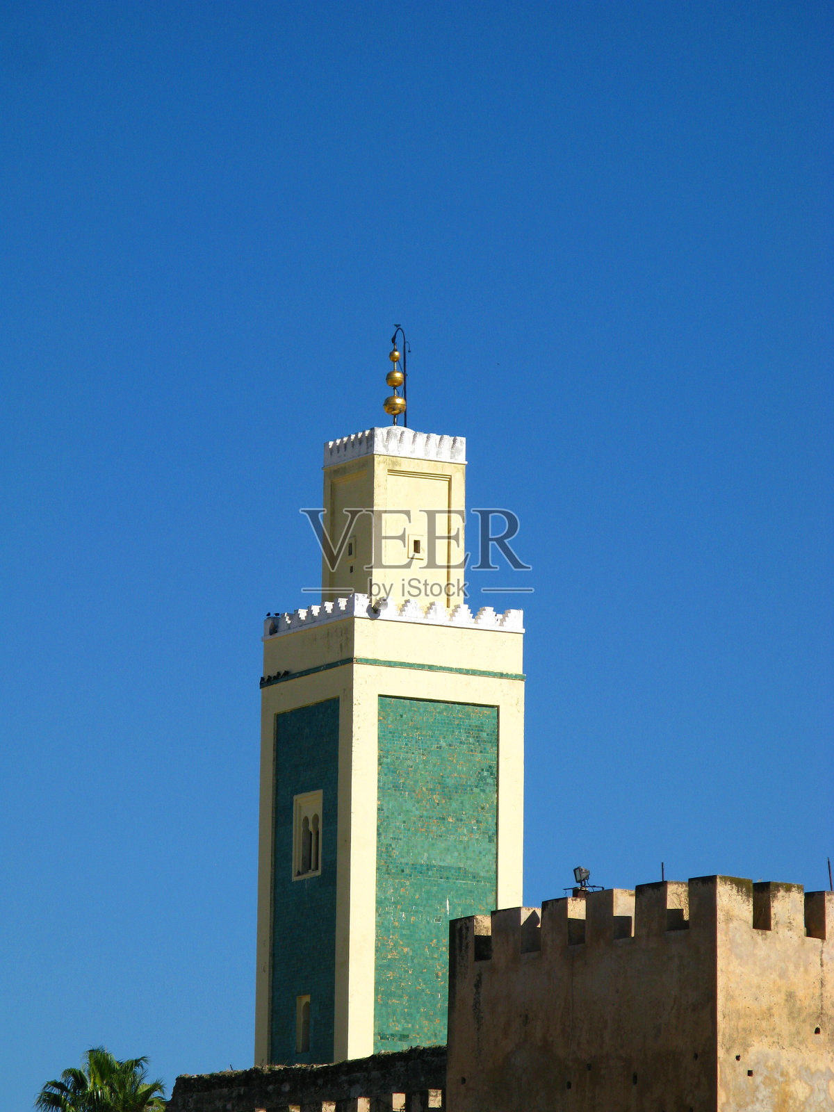 摩洛哥梅克内斯市中心的赫迪姆广场照片摄影图片