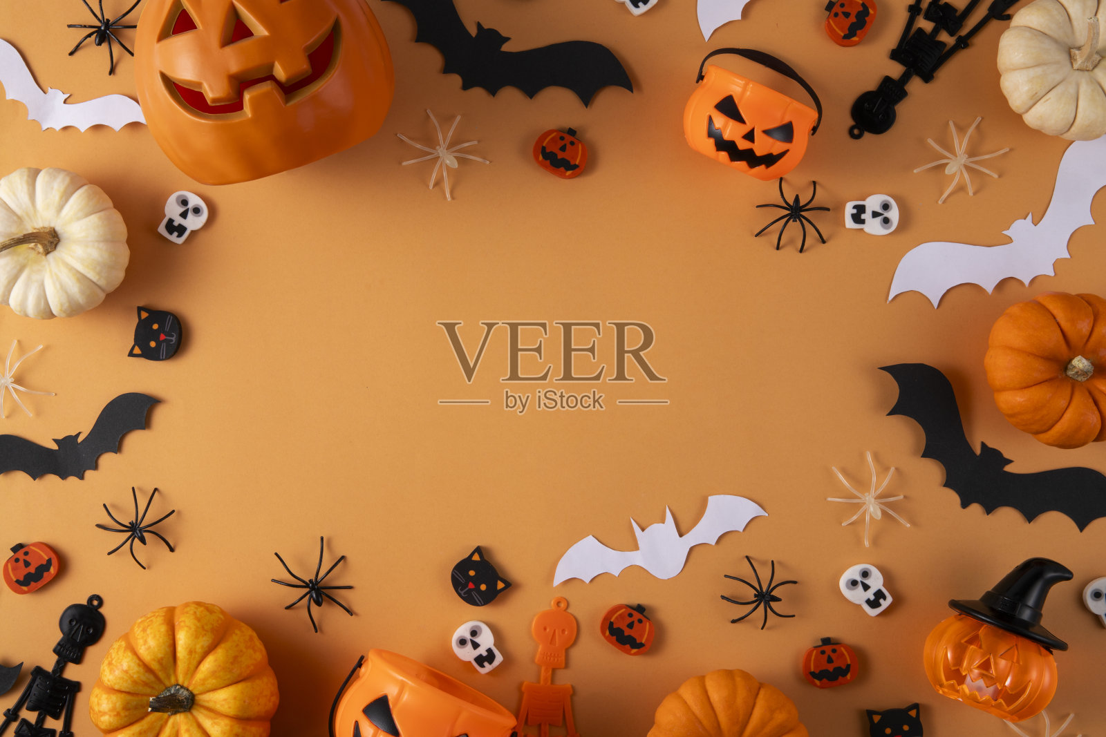 万圣节南瓜背景照片摄影图片