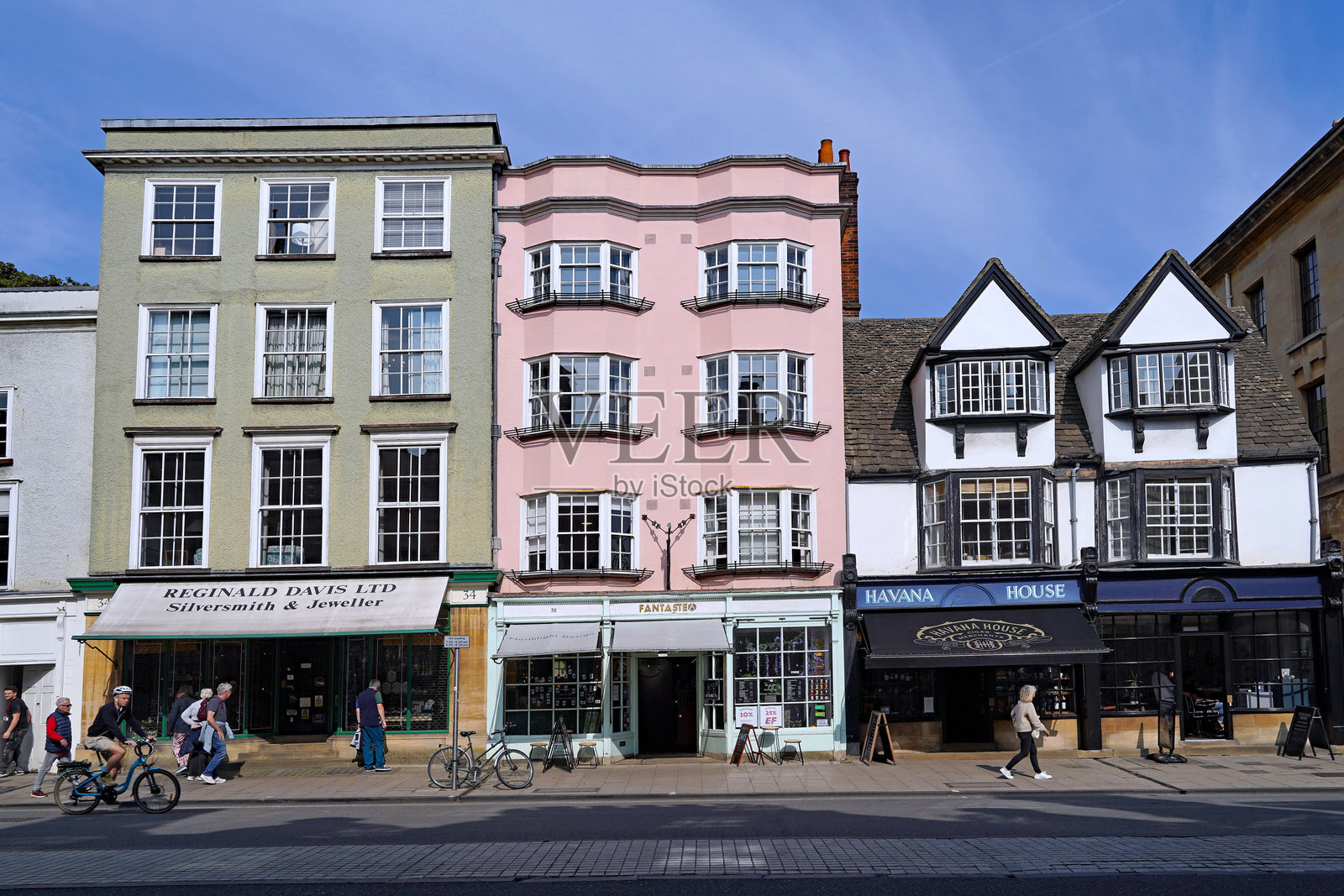 英国牛津 - 海街街景照片摄影图片