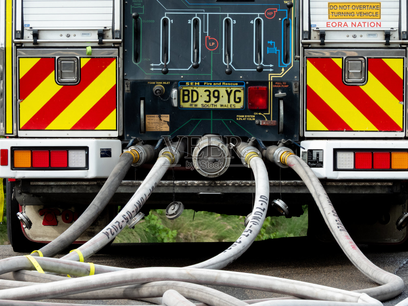 消防车控制面板软管照片摄影图片