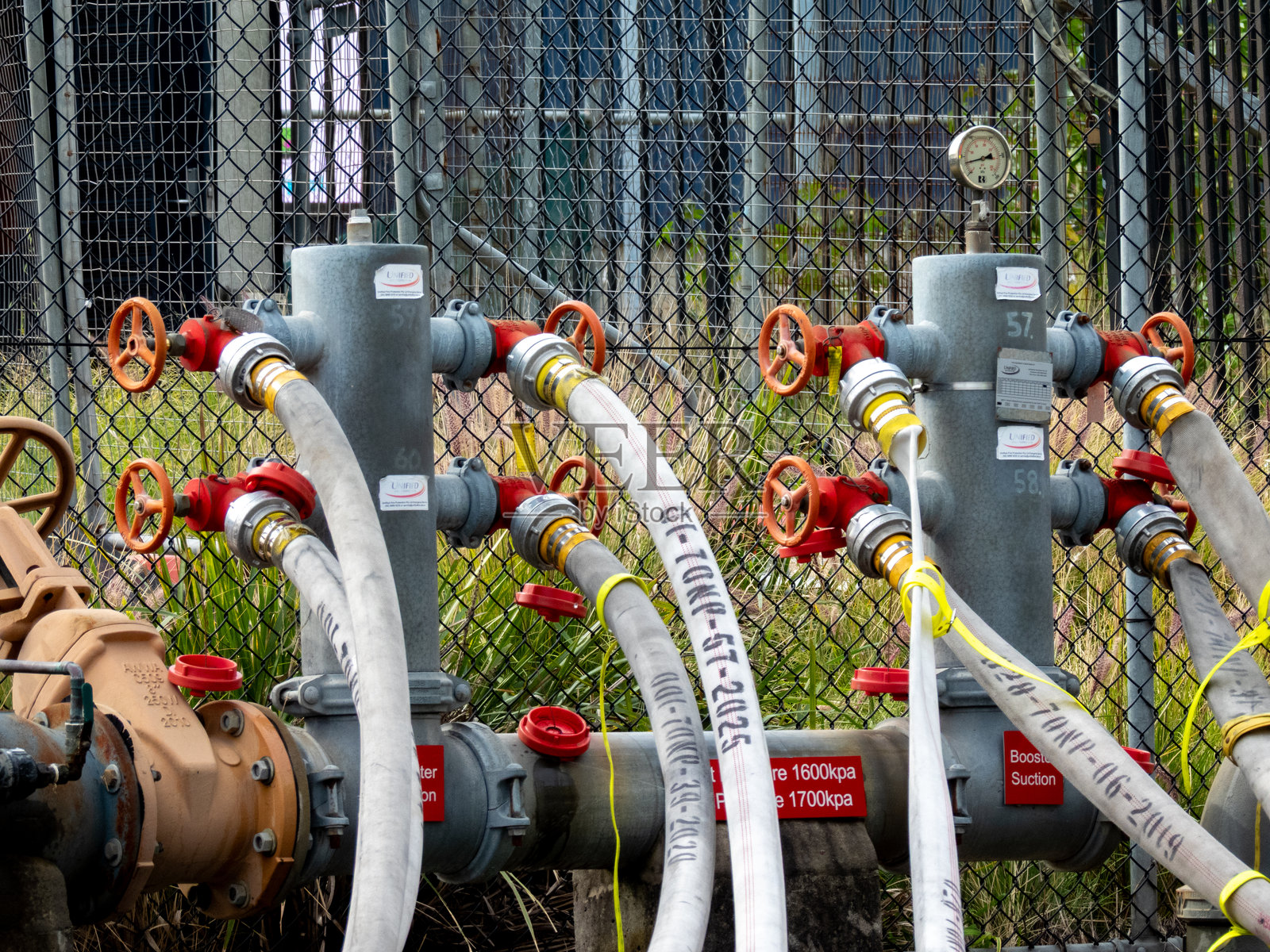 消防栓水带照片摄影图片