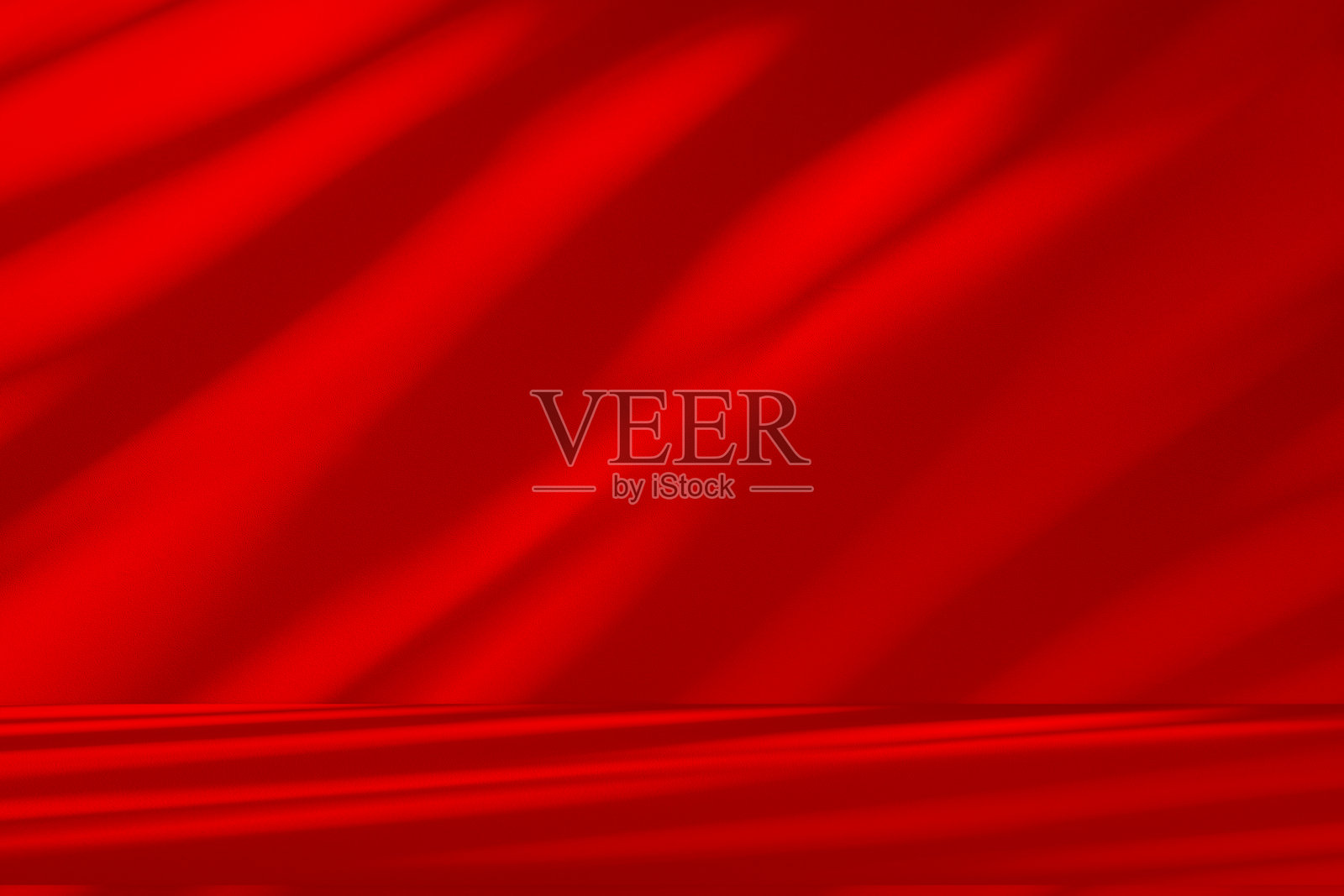 工作室风格背景墙装饰展示，采用黑白与红色调，窗户投下阴影，概念为创意装饰。照片摄影图片