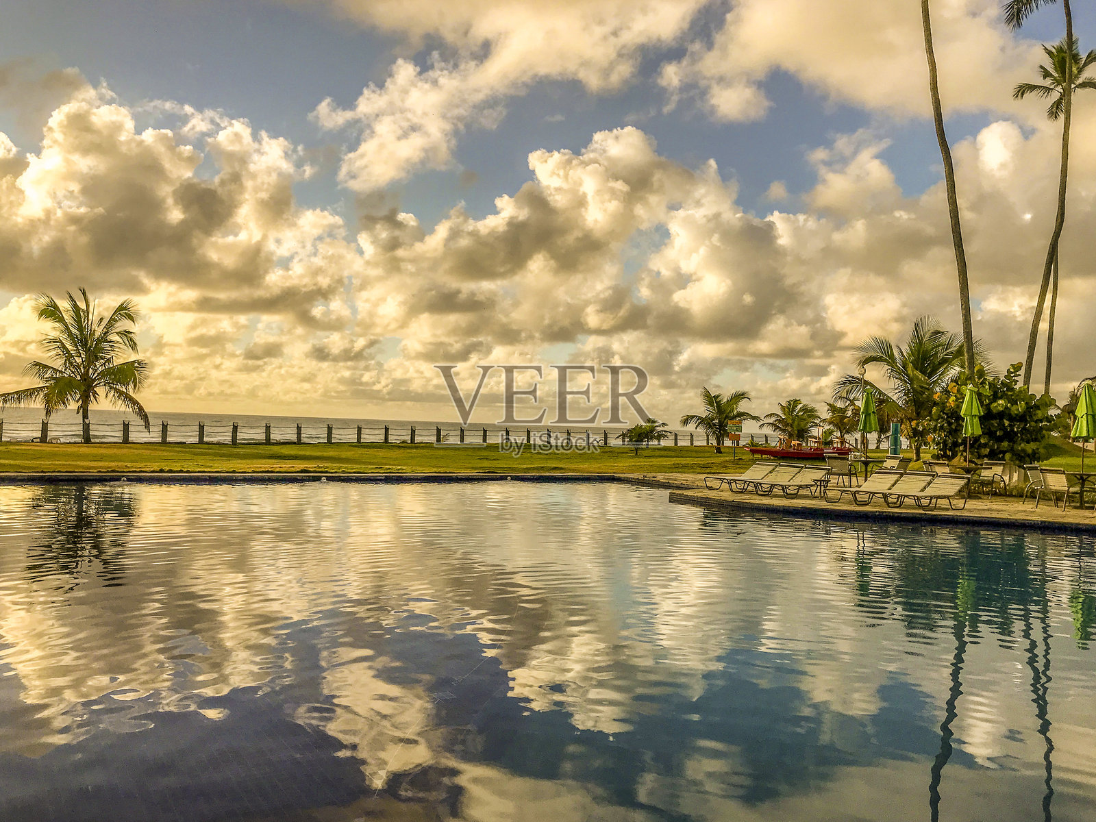 巴西伯南布哥州加利尼亚斯港海滩照片摄影图片