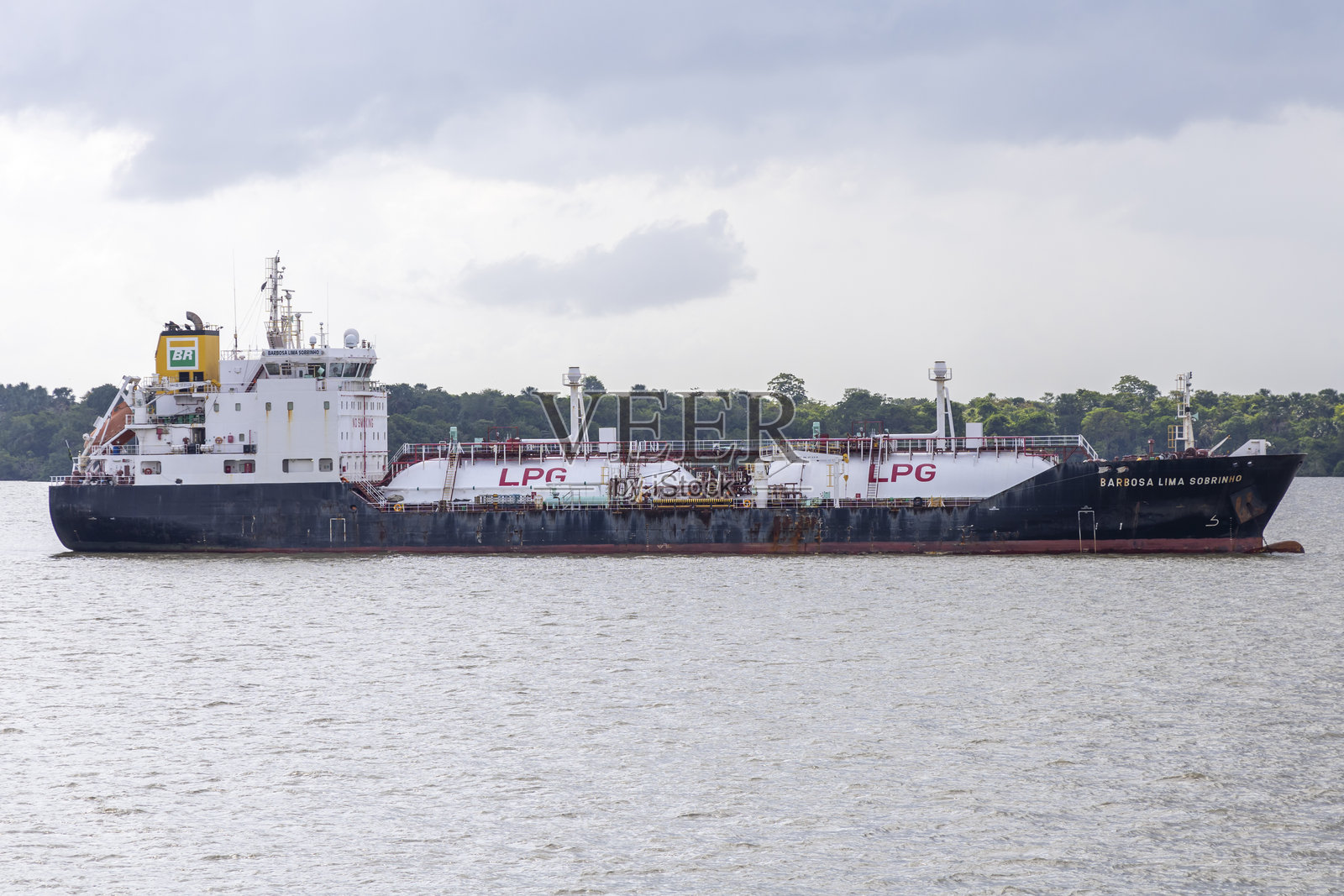 液化石油气（LPG）运输船照片摄影图片