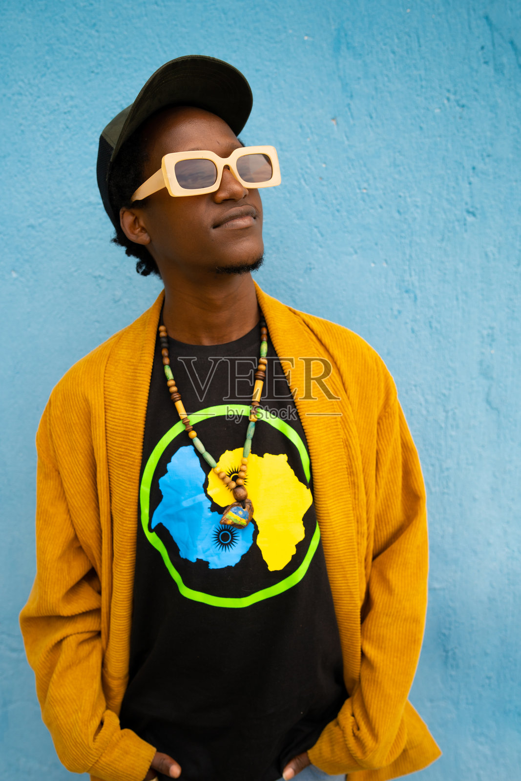 酷炫的非洲男性照片摄影图片