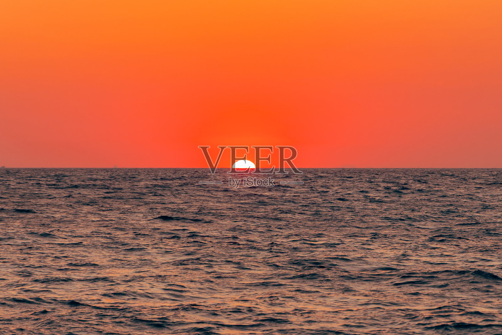 地中海日落照片摄影图片