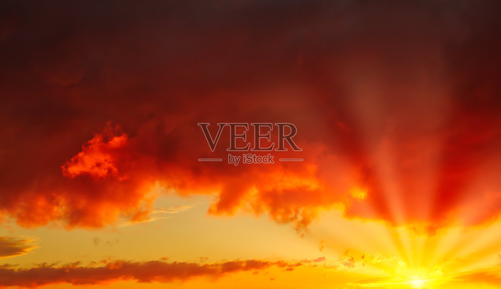 新西兰天空替换 日落 暴风雨云照片摄影图片