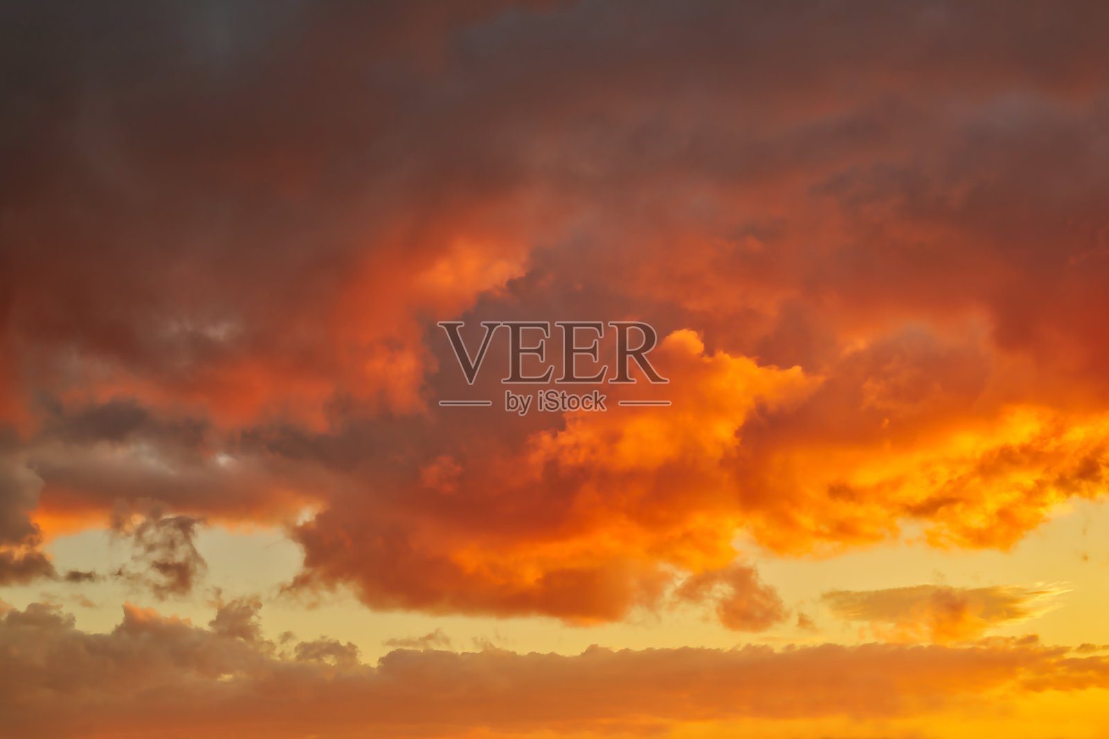 新西兰日落云彩天空替换照片摄影图片