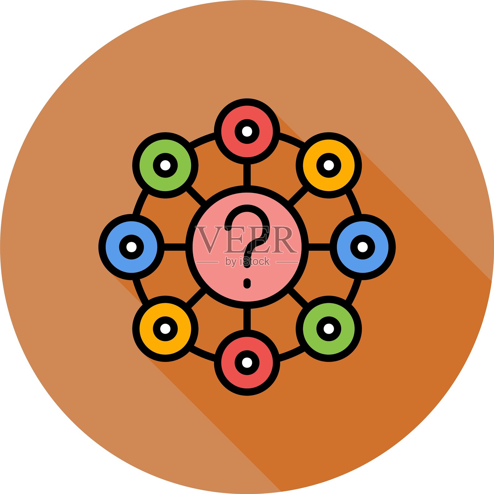 供应链新图标设计创意插画图片素材